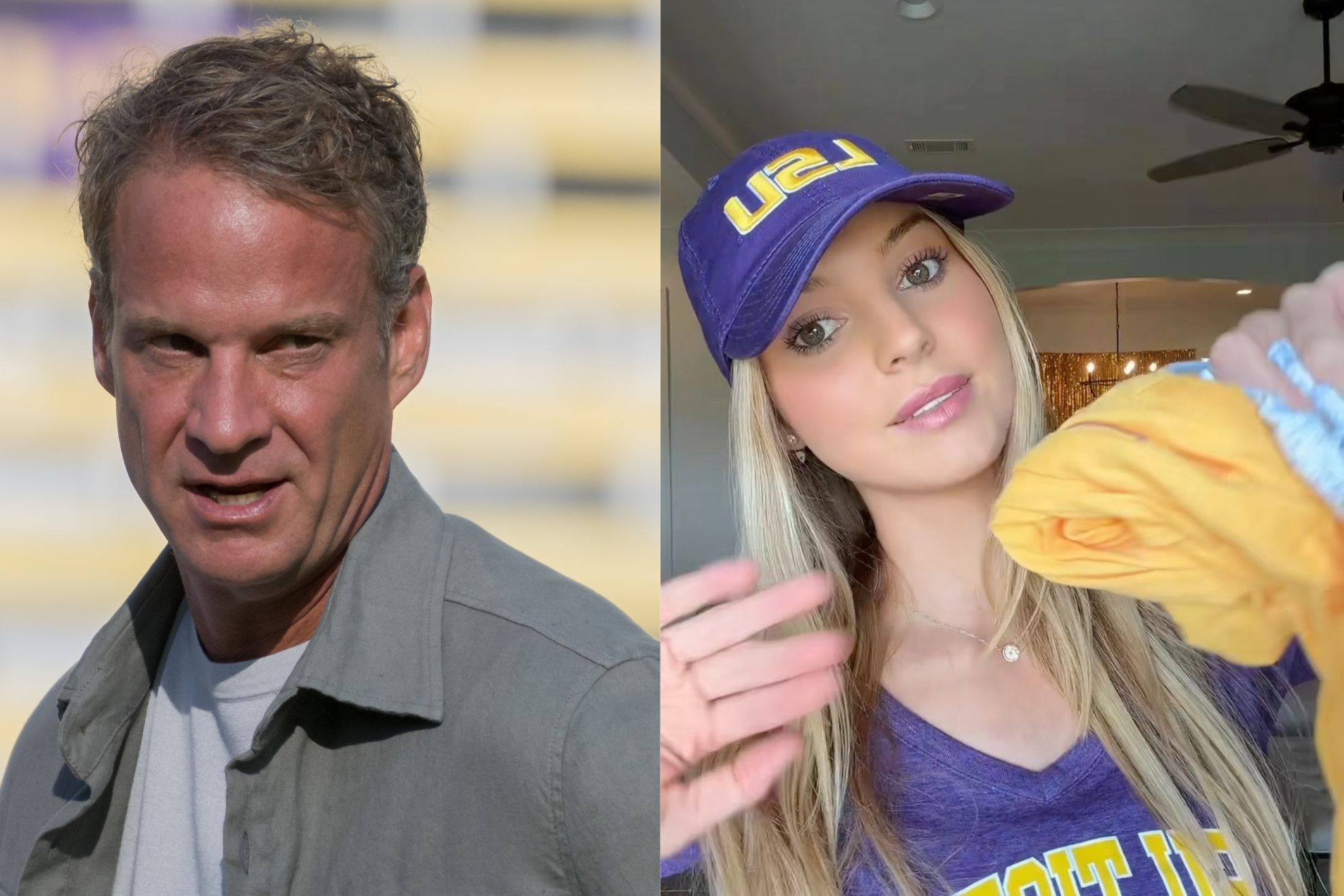 Lane Kiffin / Lane’s daughter, Landry Kiffin