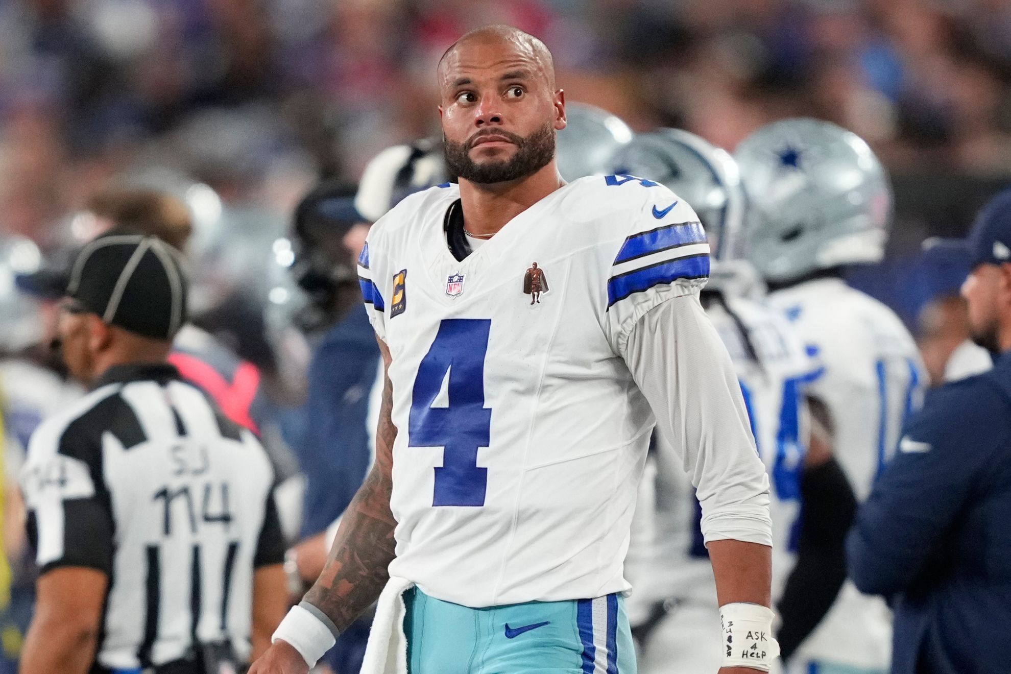 Dallas Cowboys quarterback Dak Prescott