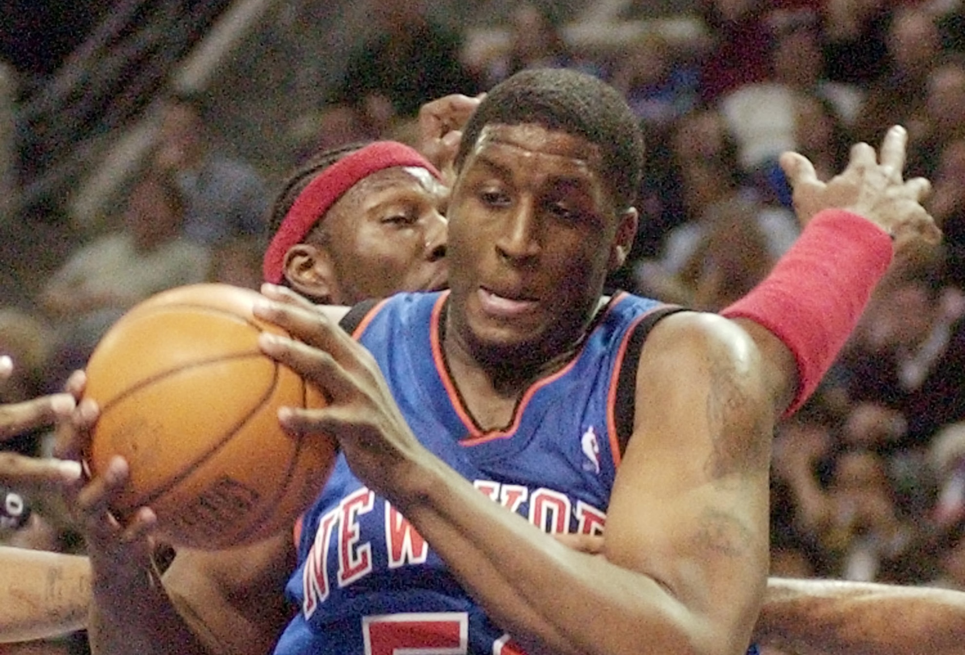 New York Knicks forward Michael Sweetney in 2005 LaPresse