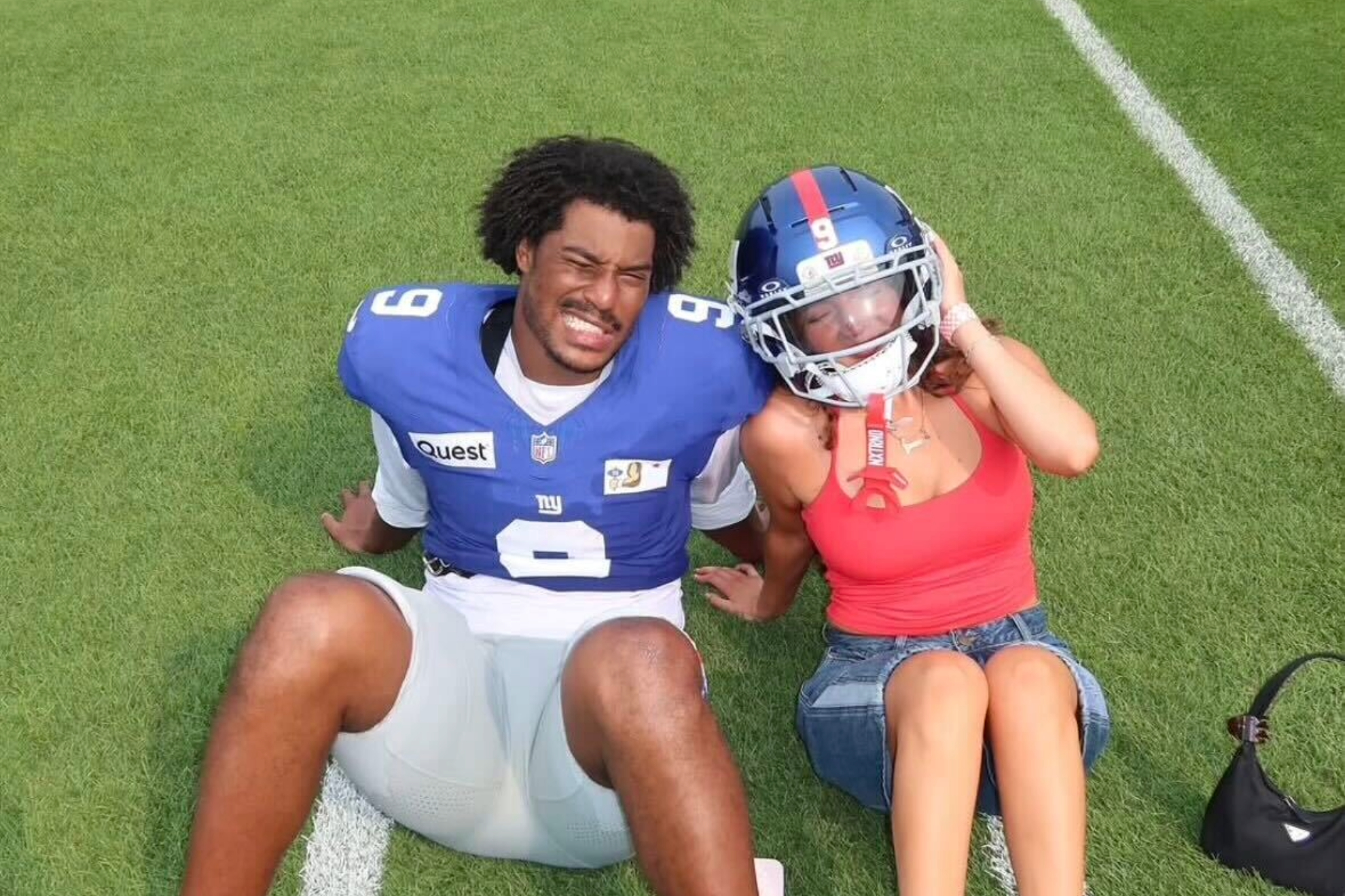 Isaiah Likely and his wife, Melanie Instagram