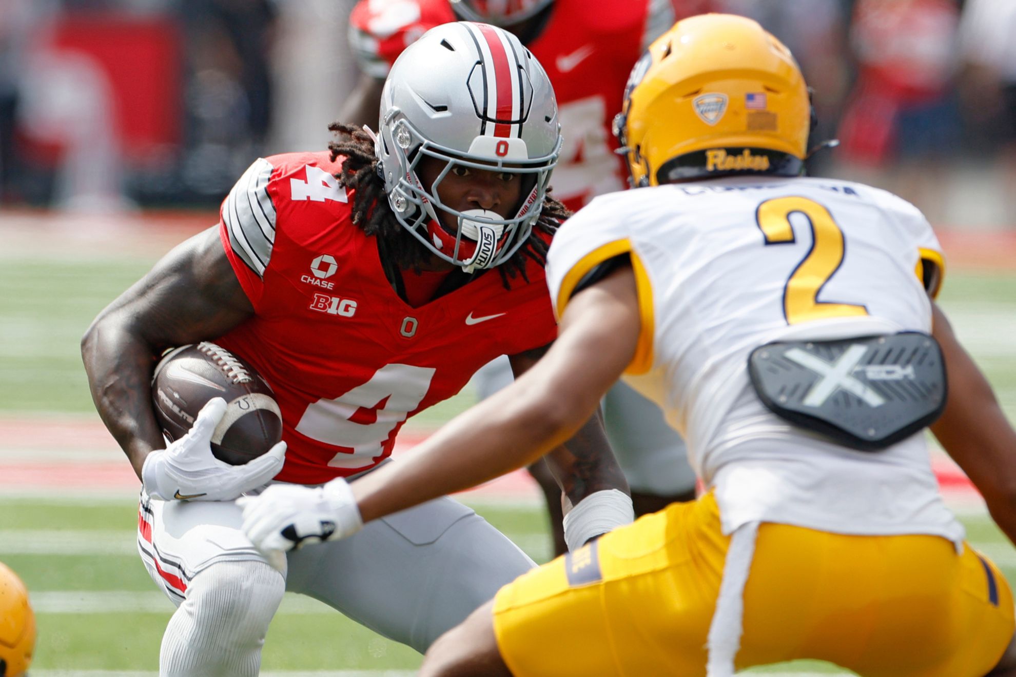 Ohio State wide receiver Jeremiah Smith