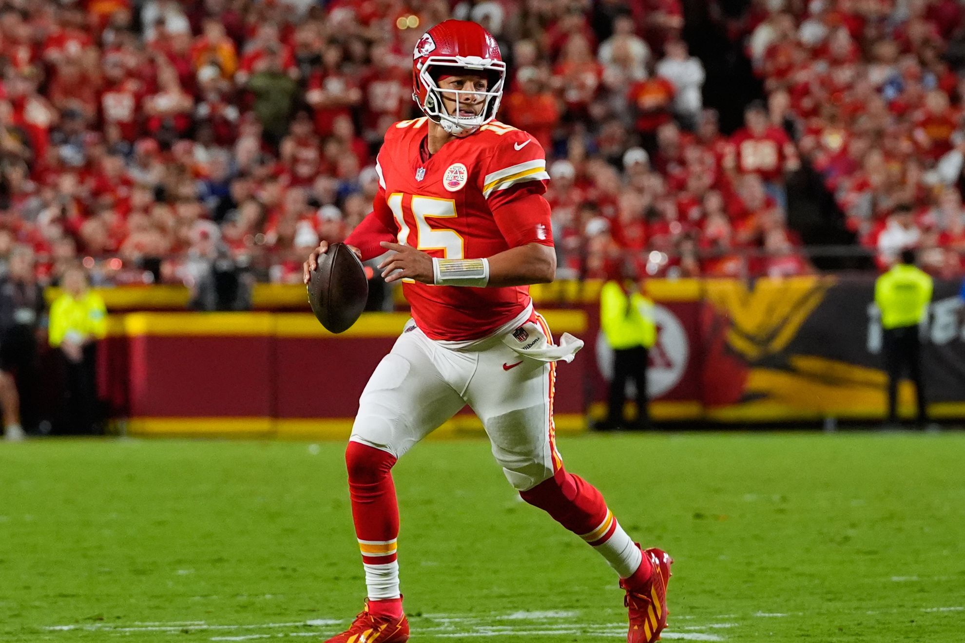 Kansas City Chiefs quarterback Patrick Mahomes vs Indianapolis Colts