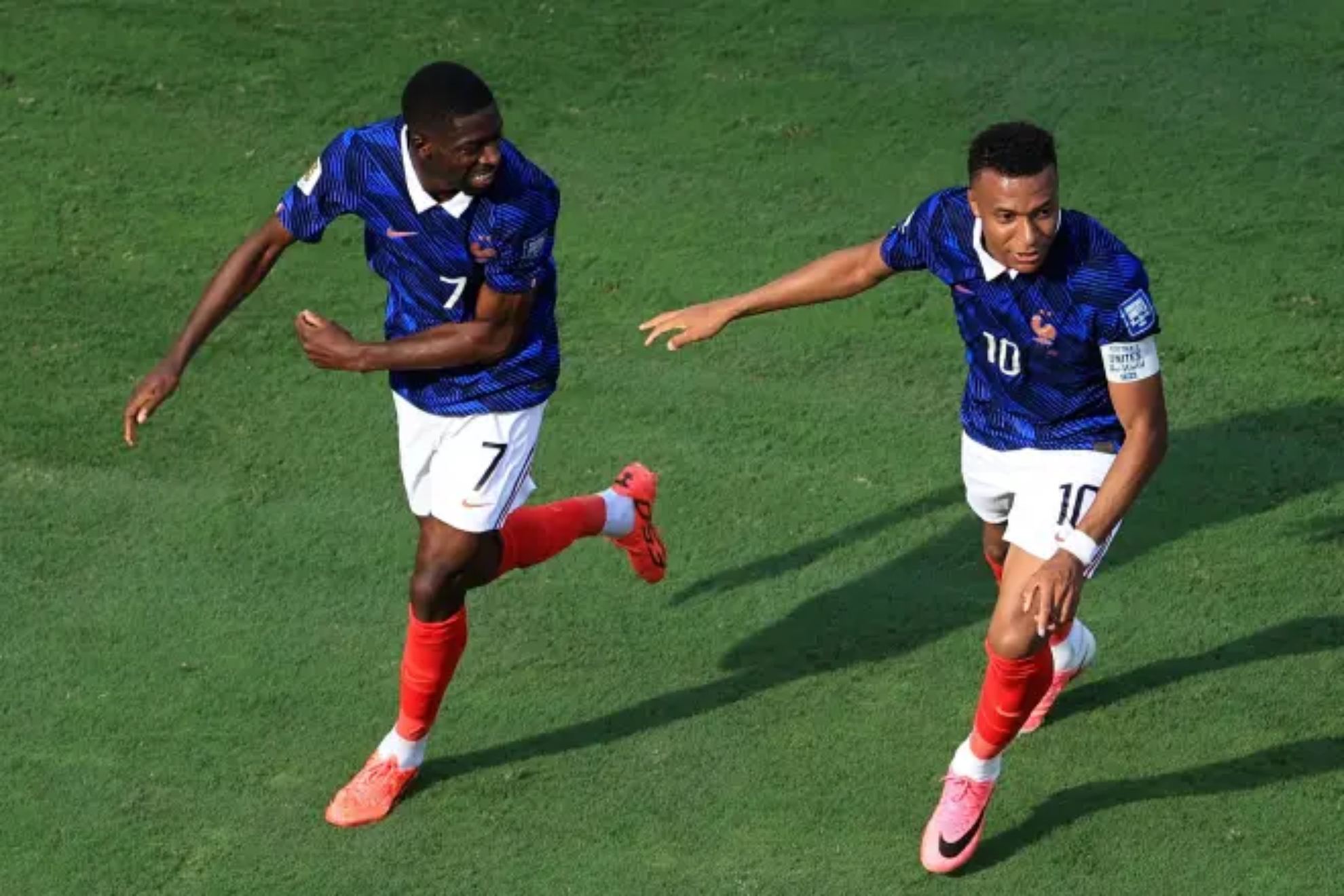Dembelé and Mbappé