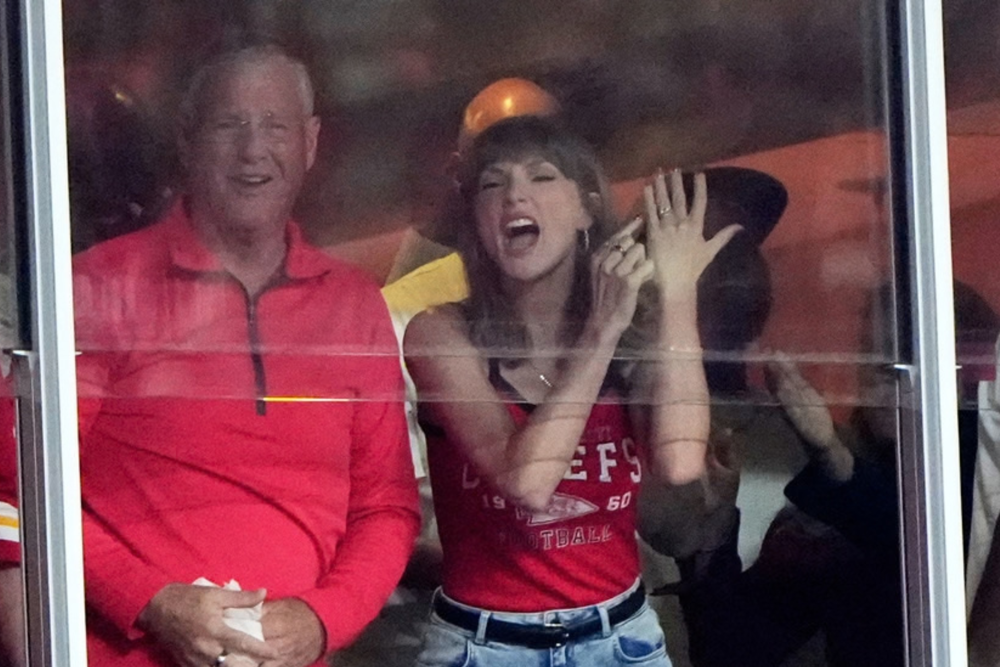 Taylor Swift still can’t get over the fact that she is married to an NFL superstar