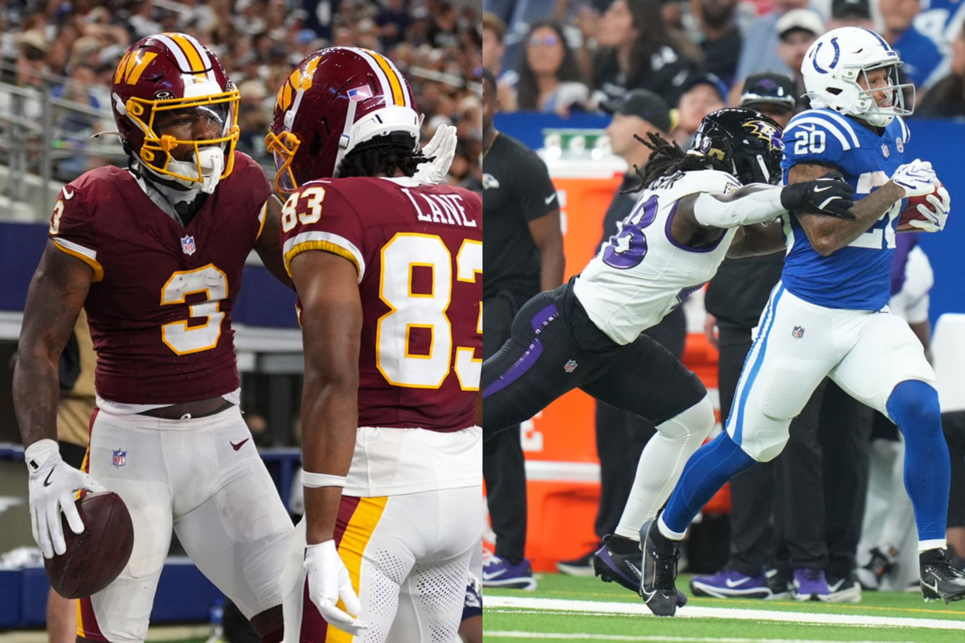 Washington Commanders and Indianapolis Colts AP