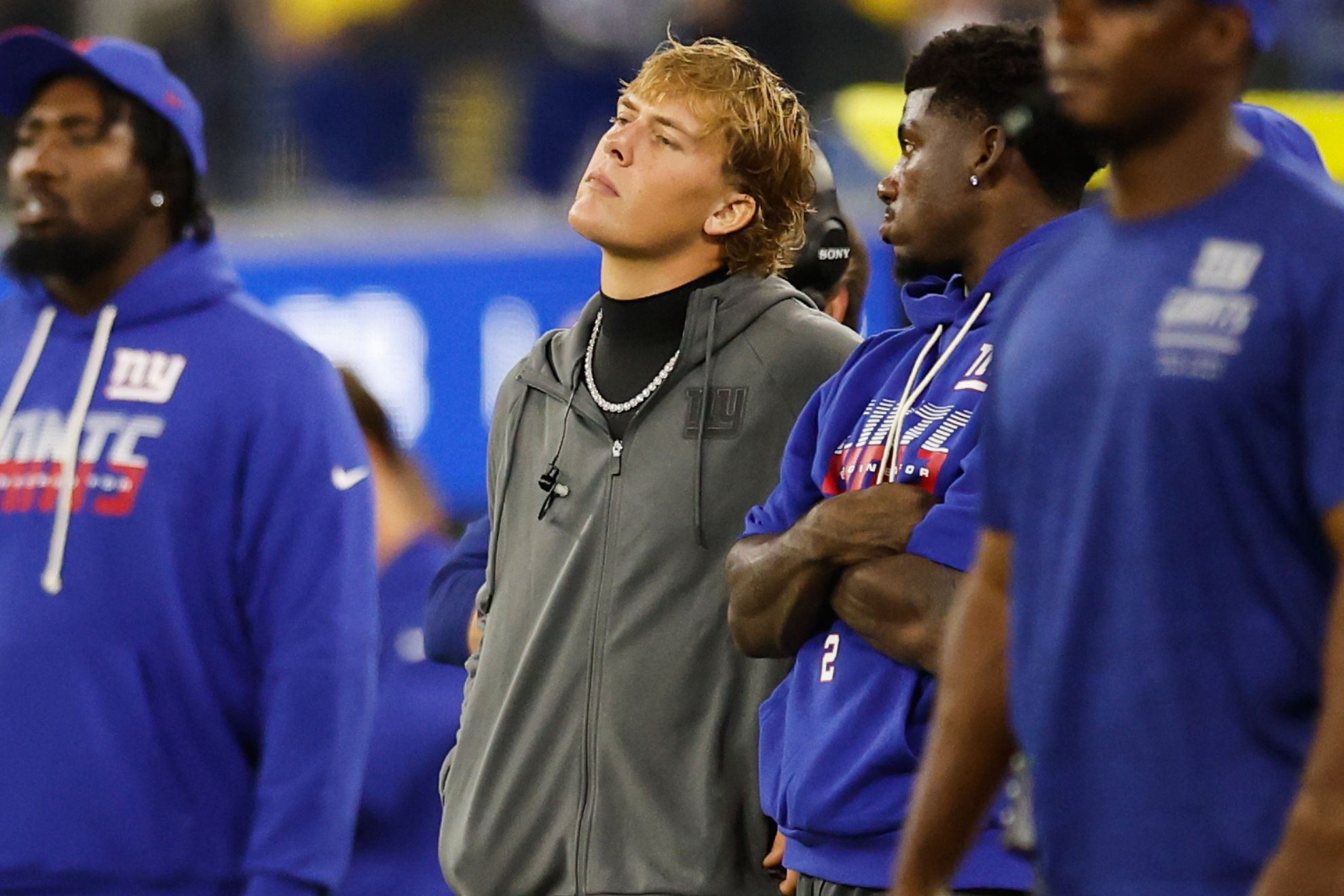 New York Giants quarterback Jaxson Dart