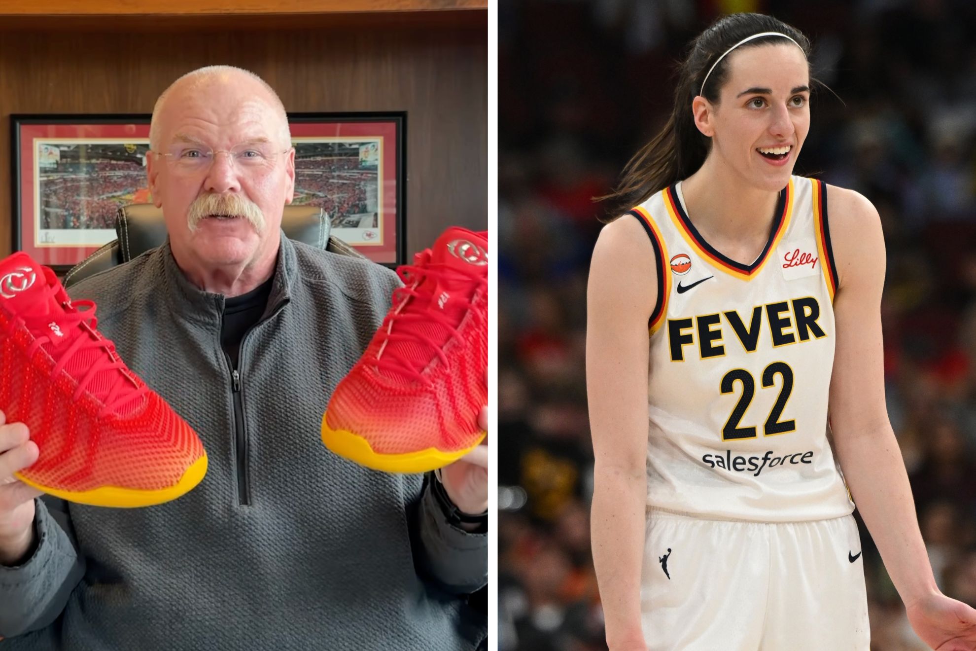 Andy Reid & Caitlin Clark