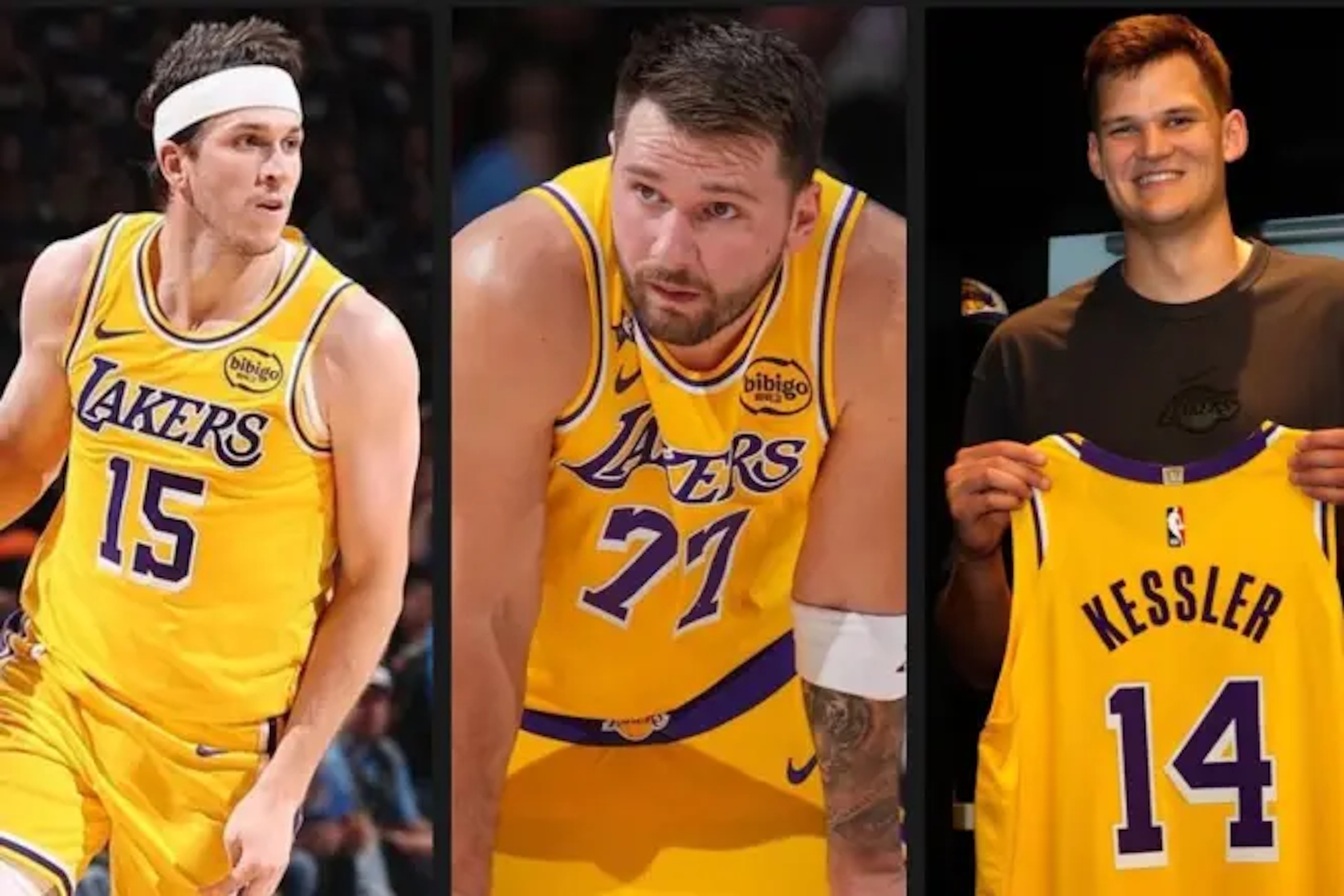 Austin Reaves, Luka Doncic and Walker Kessler. IG