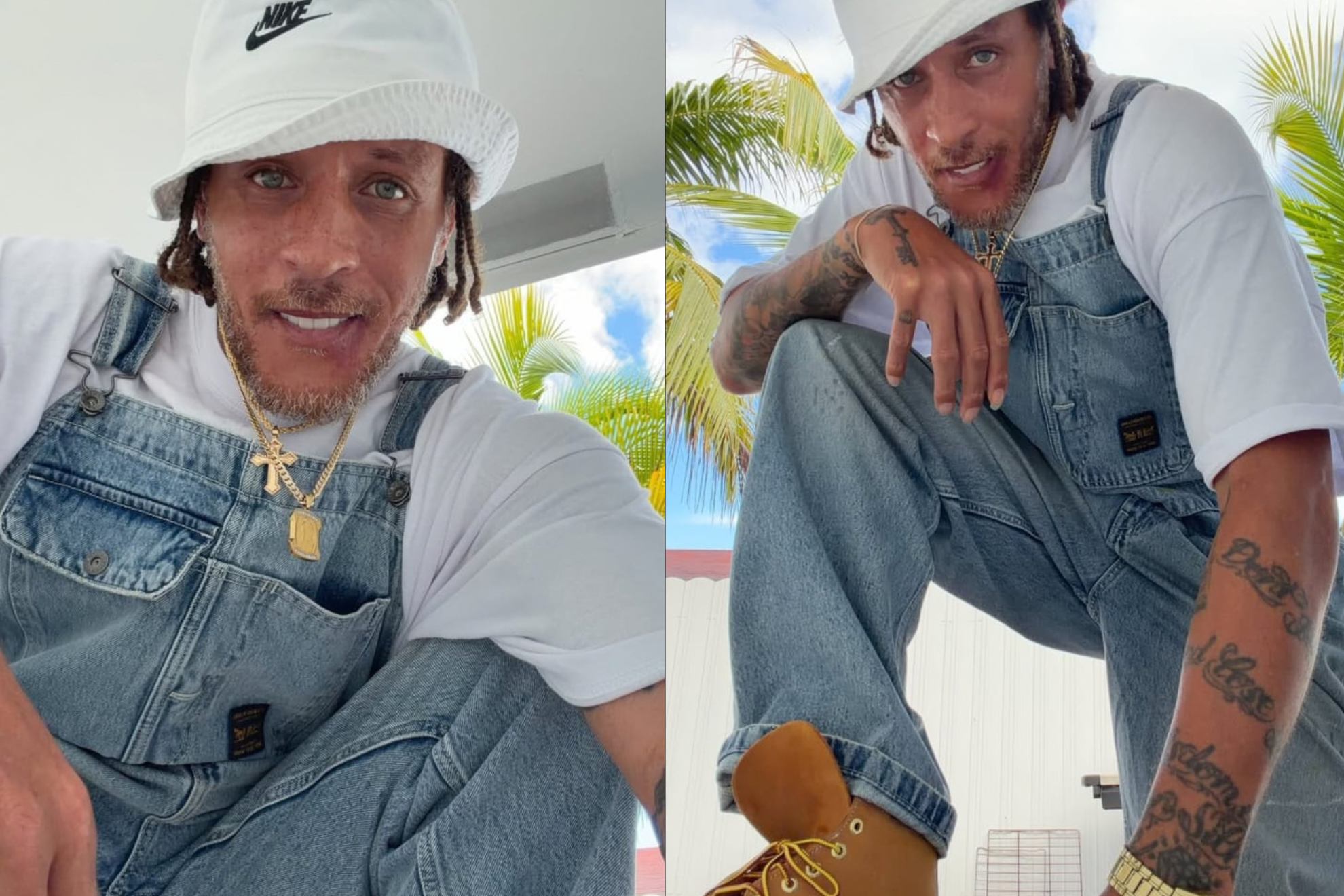 The former NBA player appeared in public again with a completely renewed set of teeth and a much healthier appearance. instagram@delontewest3113