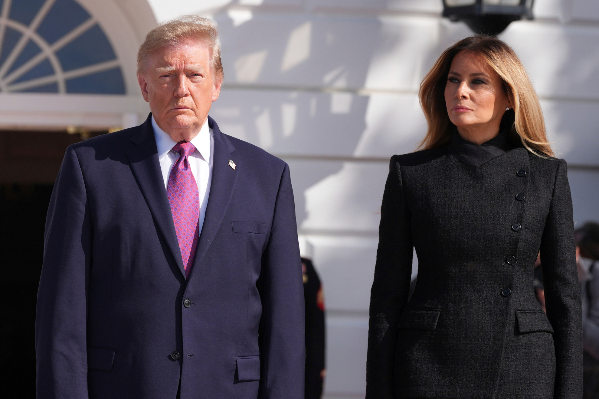 President Donald Trump and first lady Melania Trump LAPRESSE