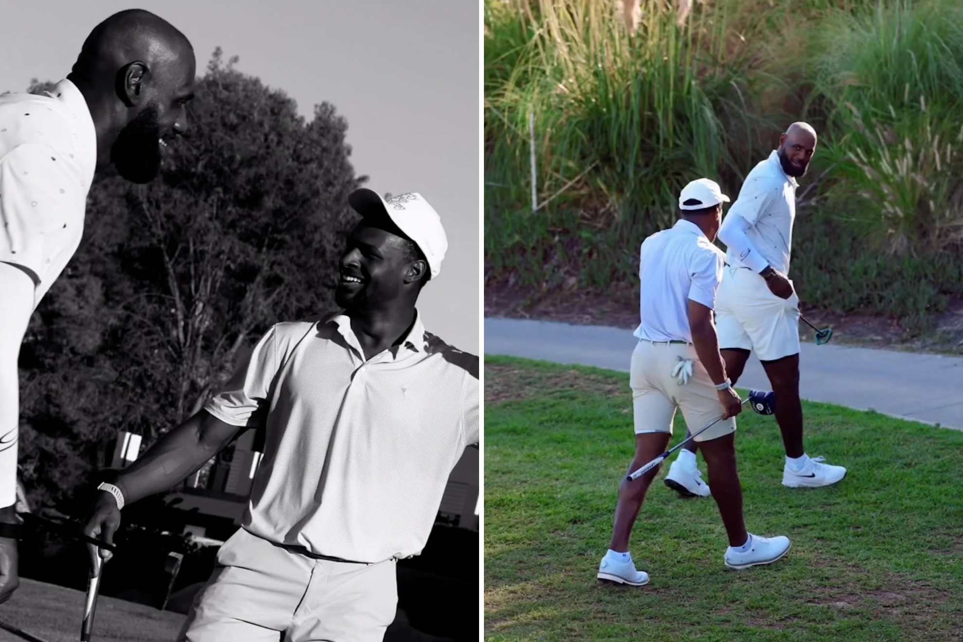 LeBron and Bronny share a quality moment