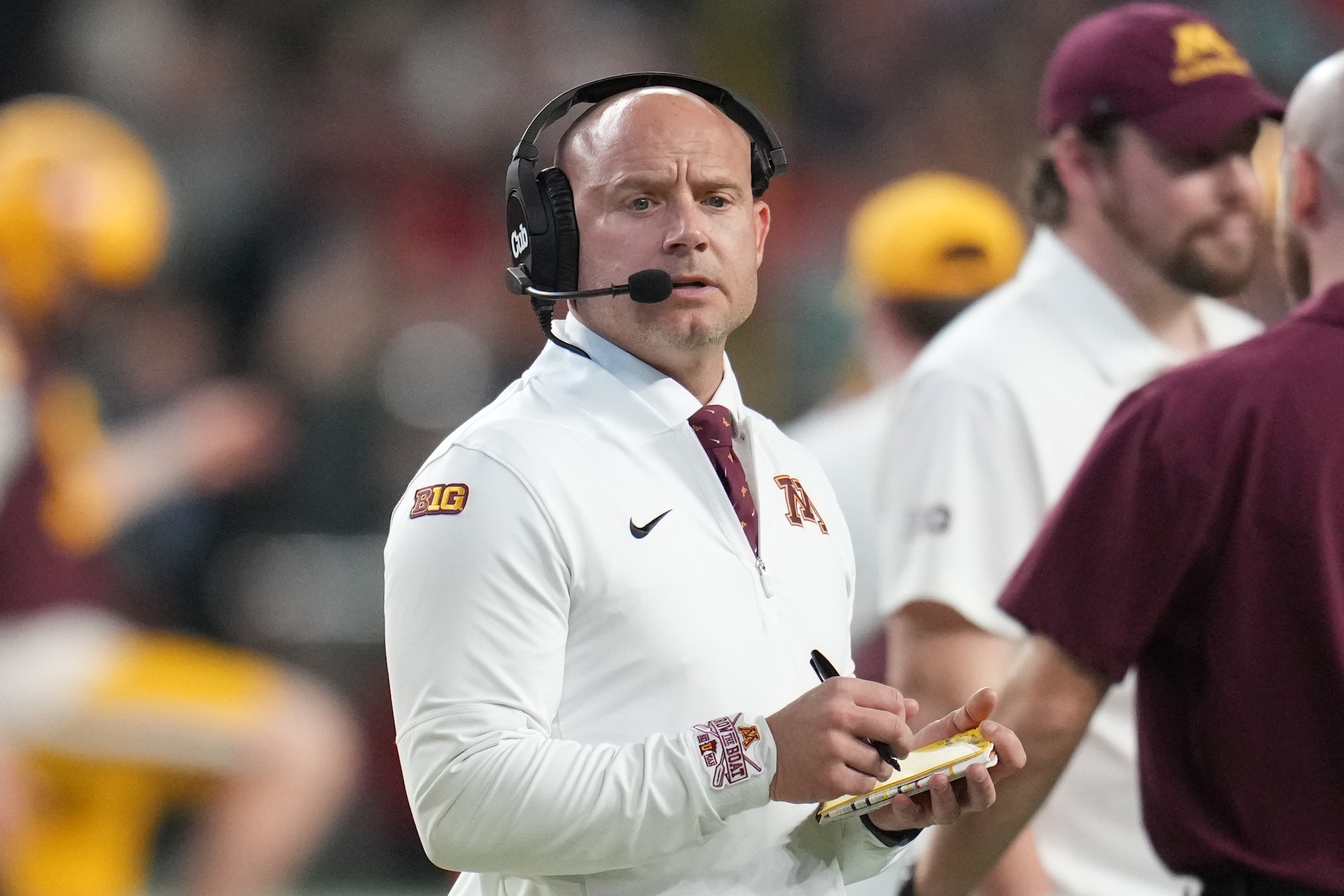 Minnesota head coach P.J. Fleck LAPRESSE