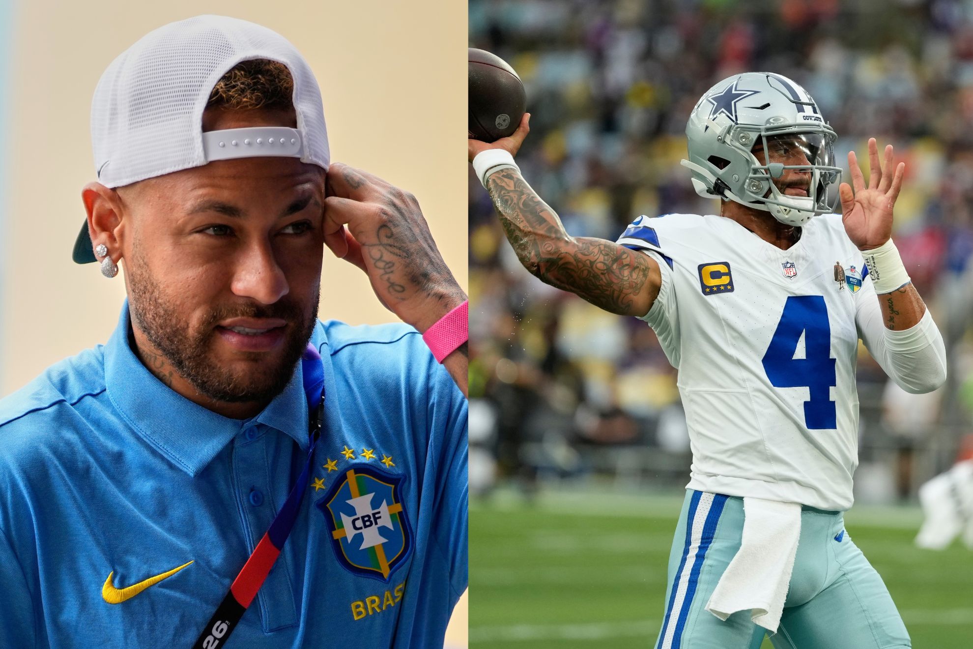 Neymar and Dallas Cowboys AP