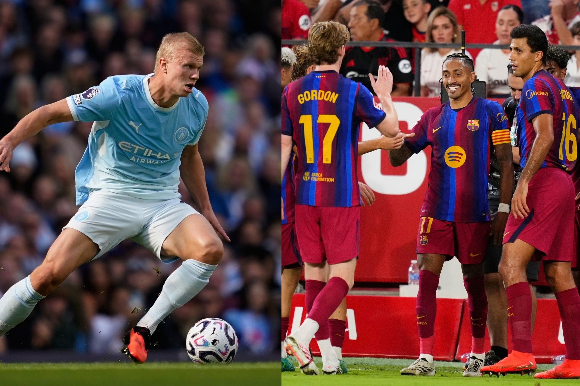 Haaland and Barcelona AP
