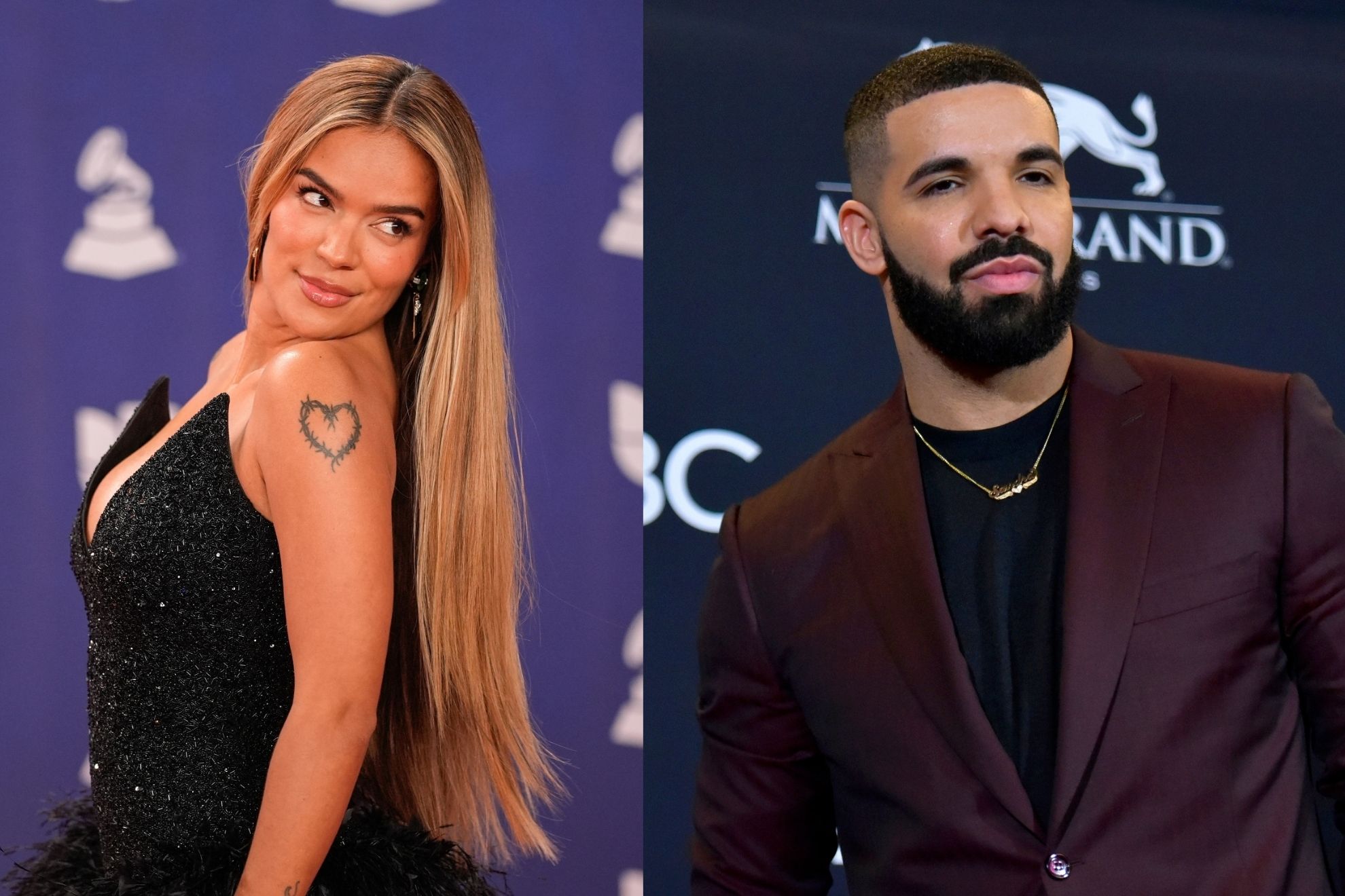 Karol G and Drake AP