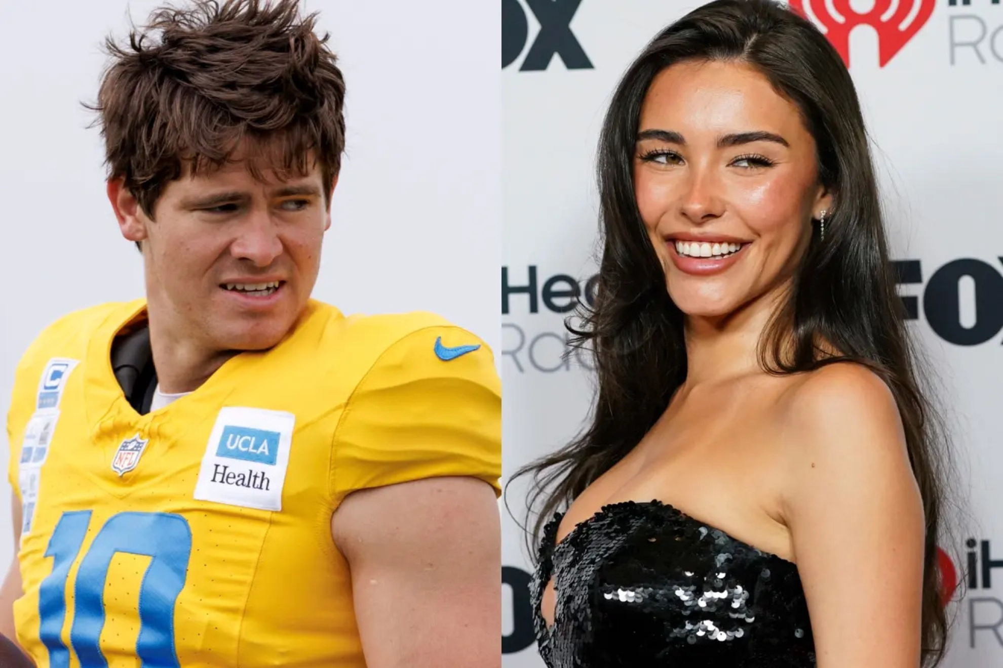 Justin Herbert and Madison Beer LAPRESSE