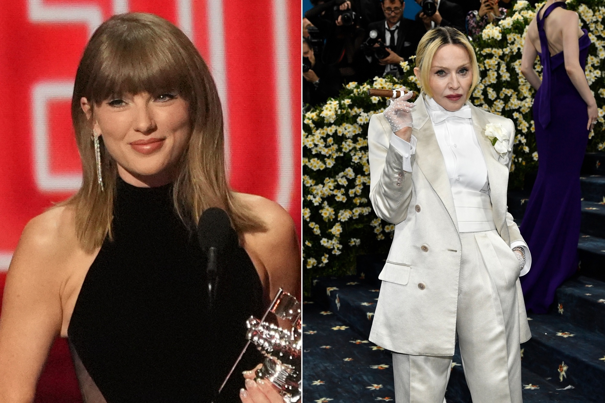 Taylor Swift and Madonna LAPRESSE