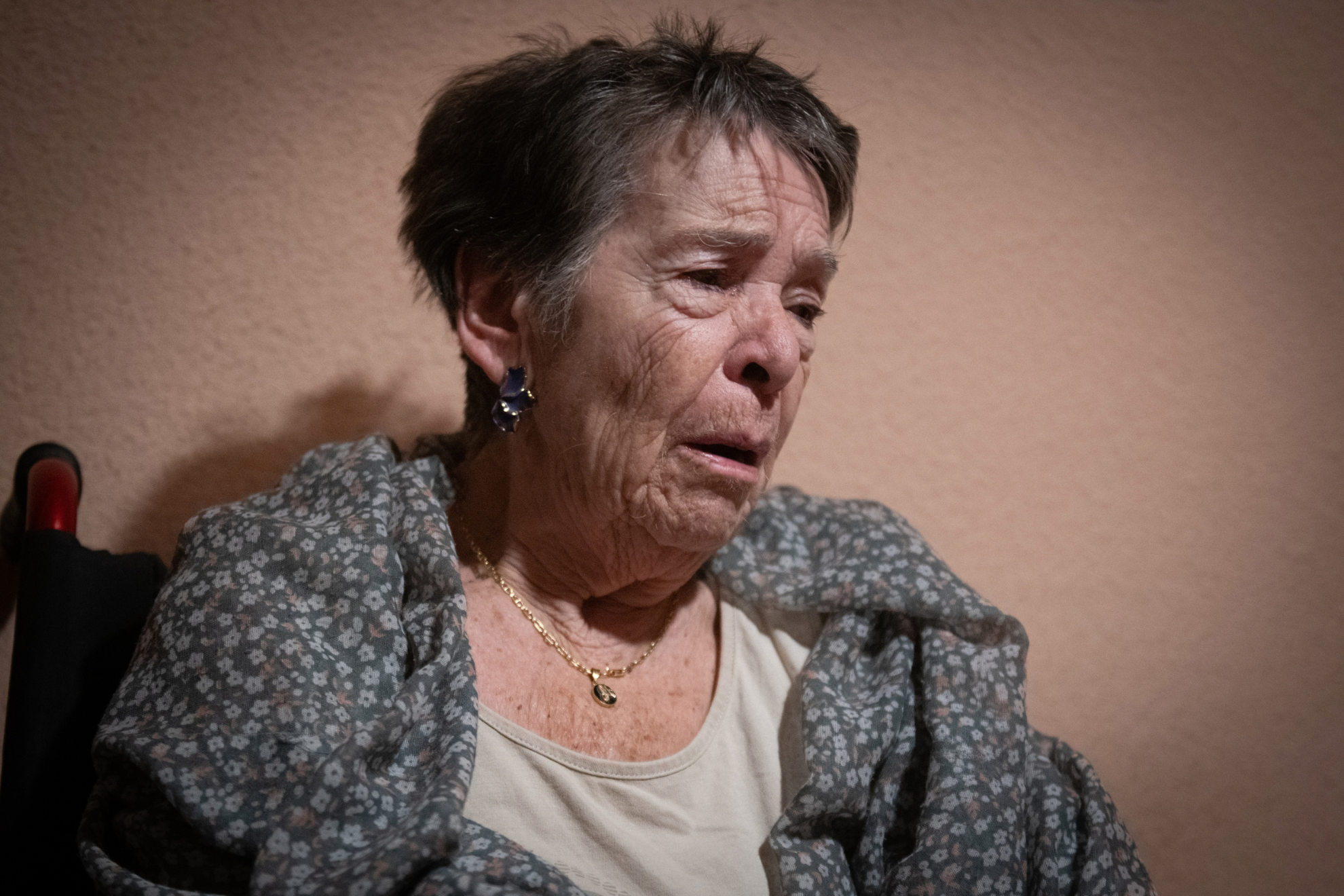 María del Carmen Abascal lived for more than 70 years in the same apartment in Madrid until she was evicted and had to leave her home on a stretcher. LAPRESSE