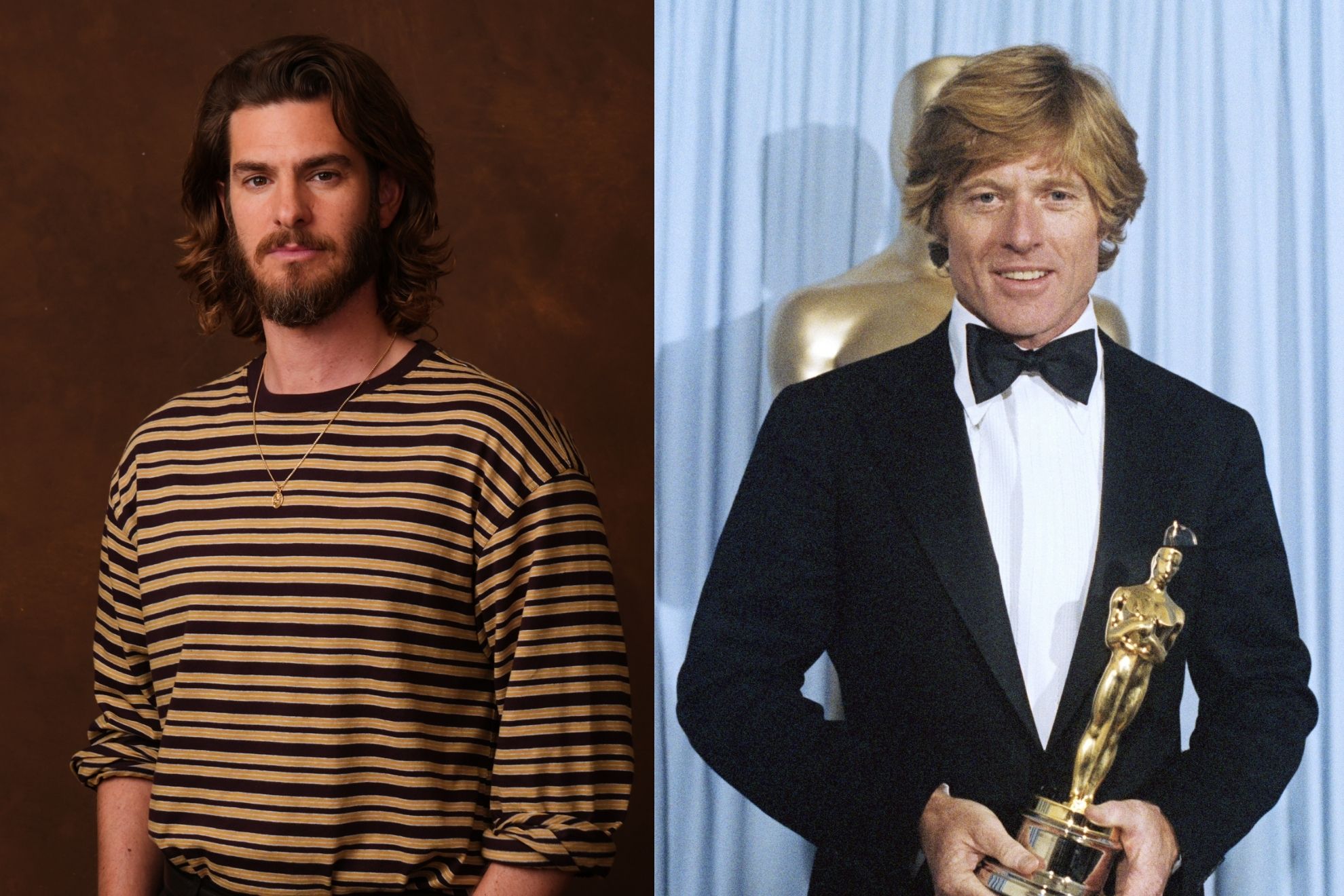 Andrew Garfield and and Robert Redford AP
