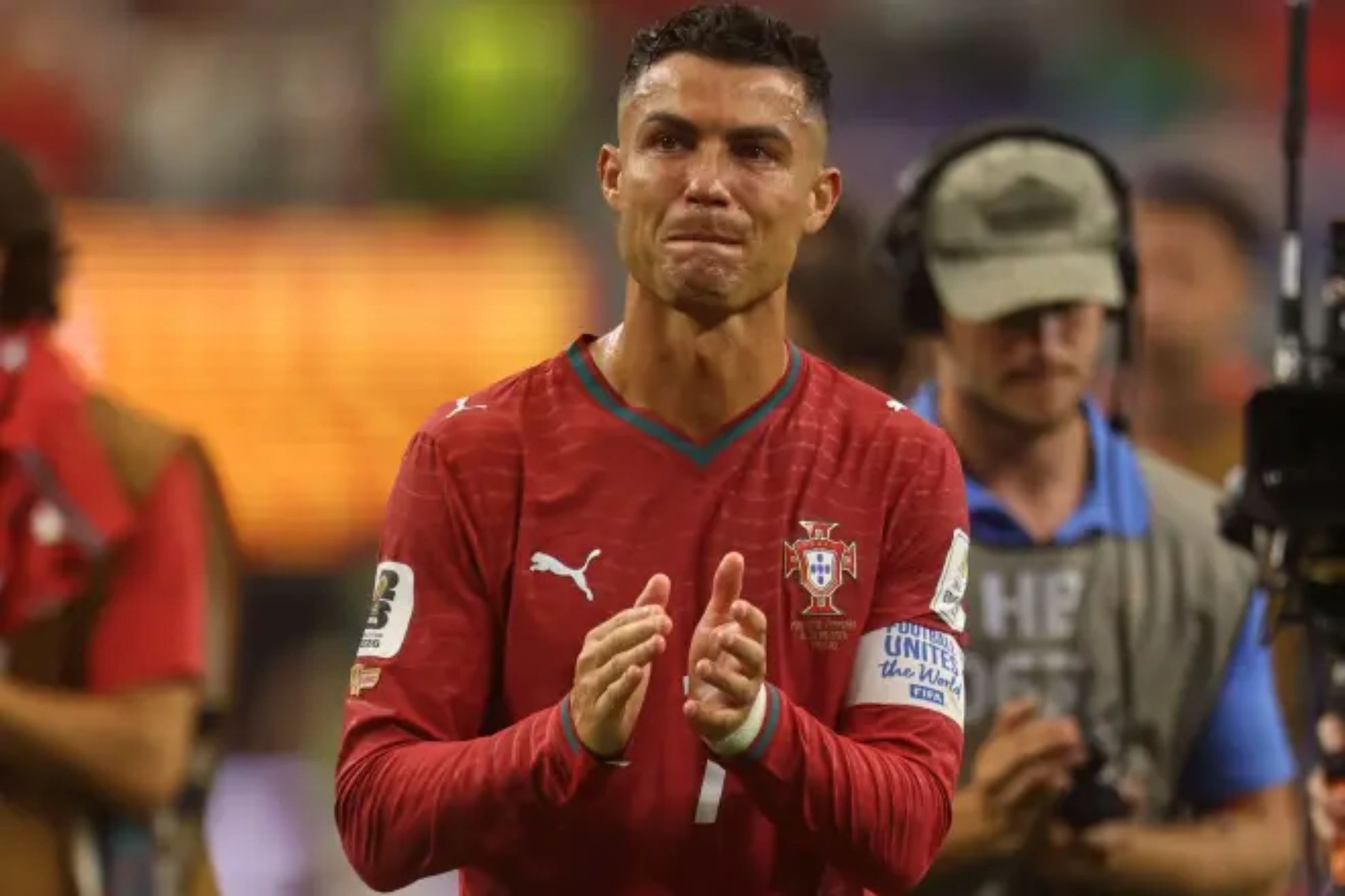Cristiano Ronaldo, after being eliminated from the World Cup Lapresse