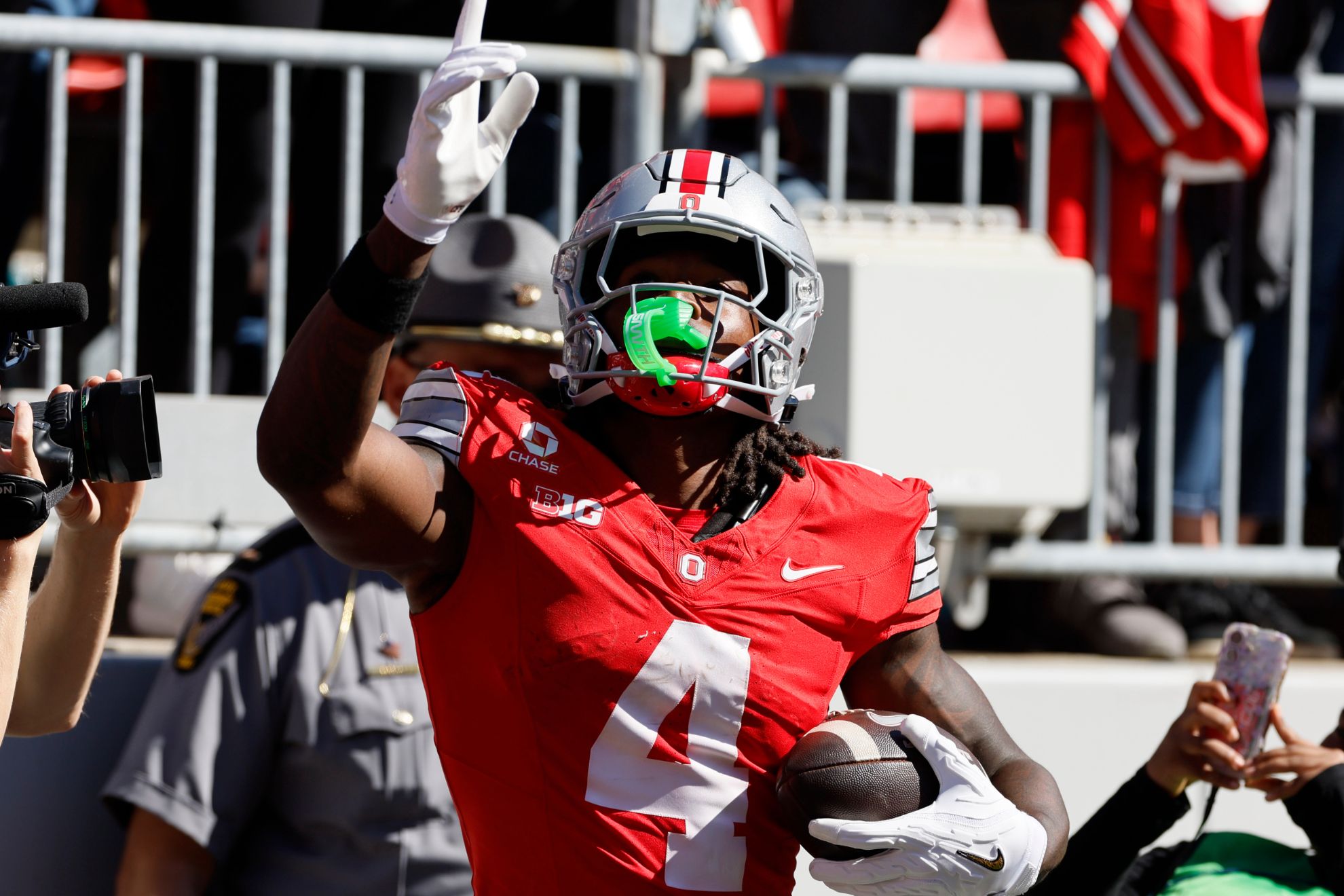 Ohio State wide receiver Jeremiah Smith