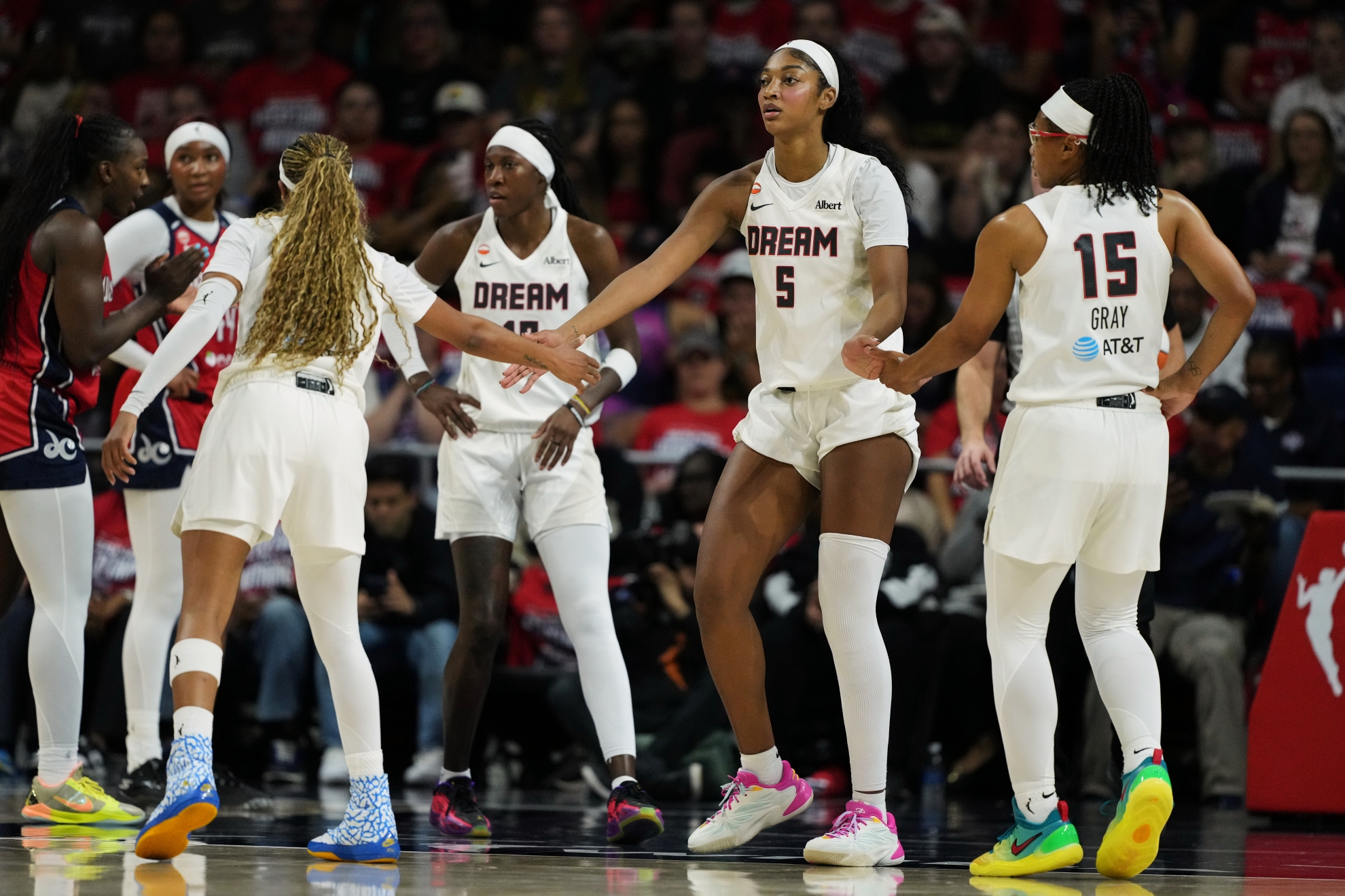 The Atlanta Dream against the Washington Mystics. LAPRESSE