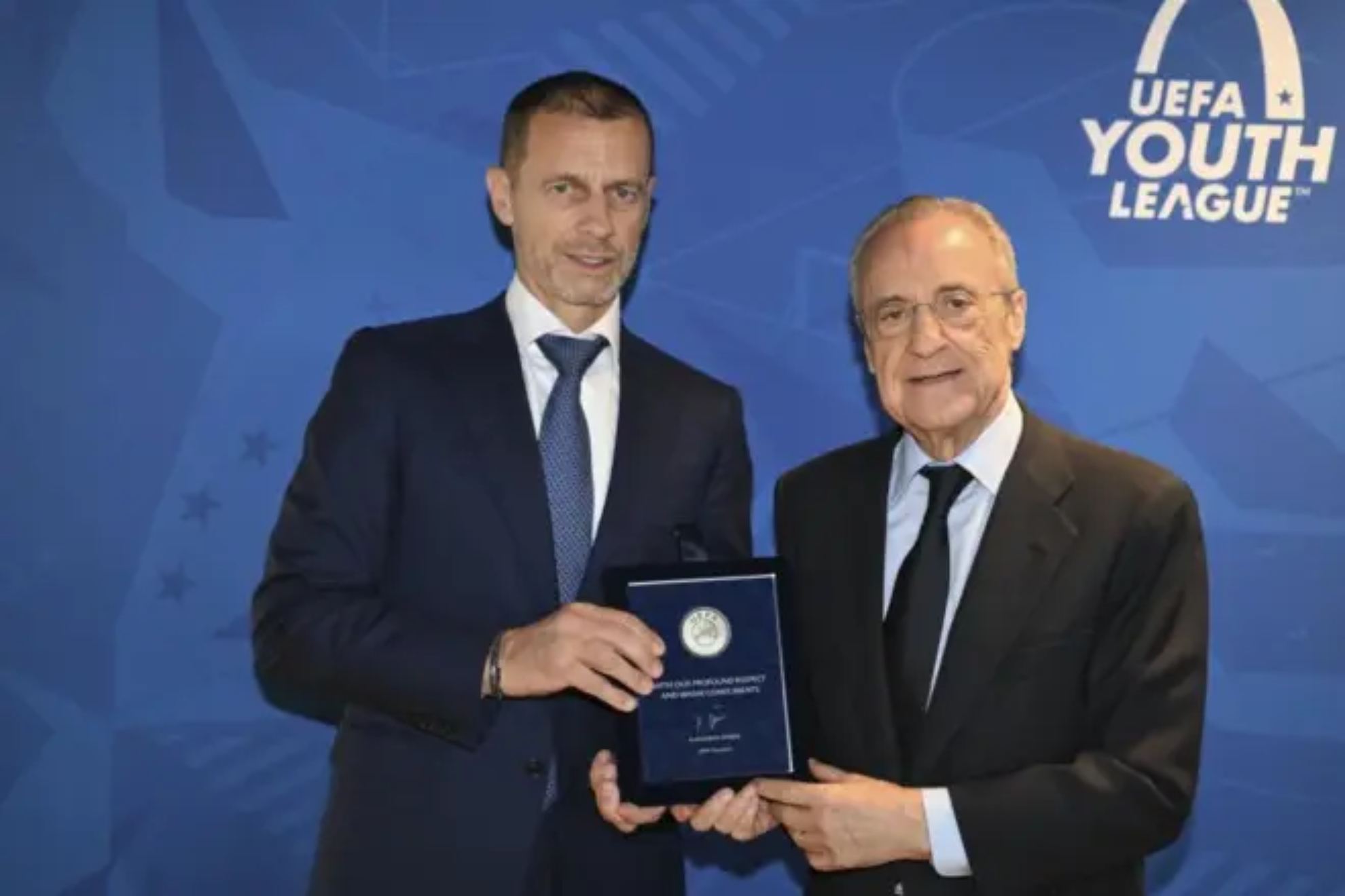 Aleksander Ceferin and Florentino Perez
