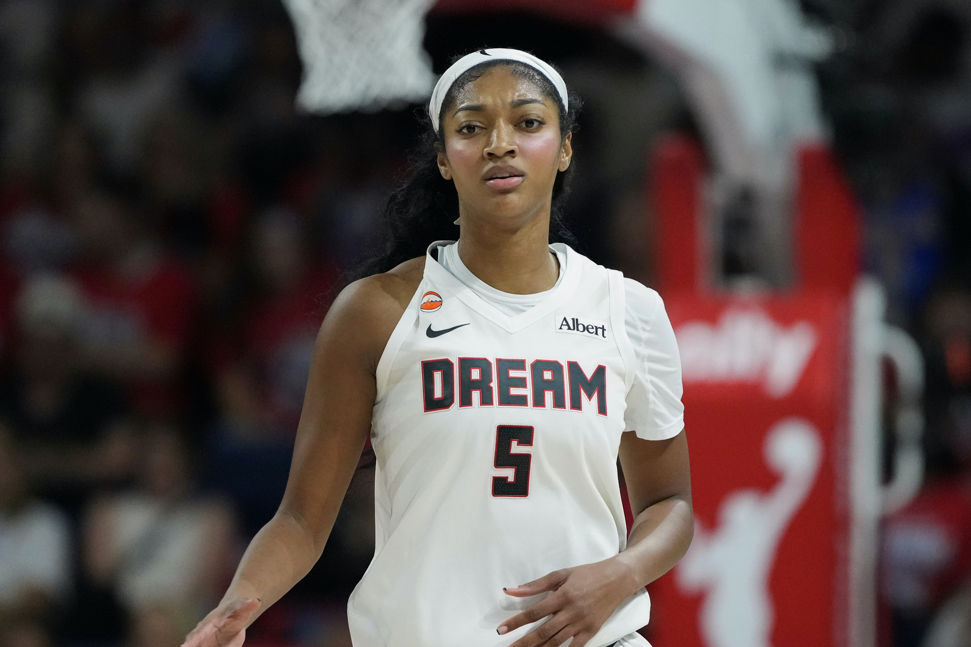 Atlanta Dream forward Angel Reese LAPRESSE