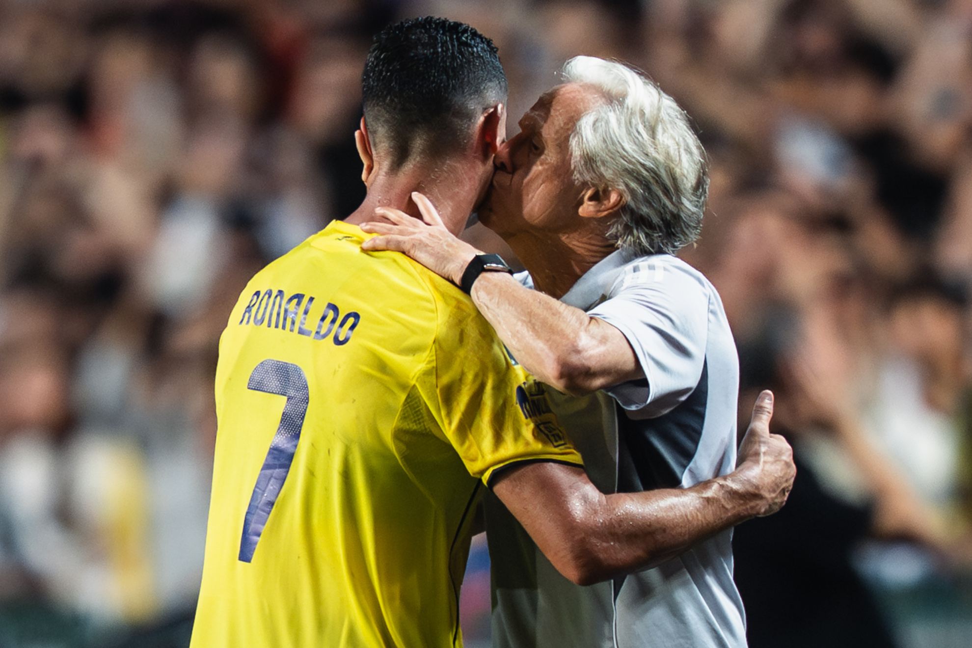 Cristiano Ronaldo and Jorge Jesus