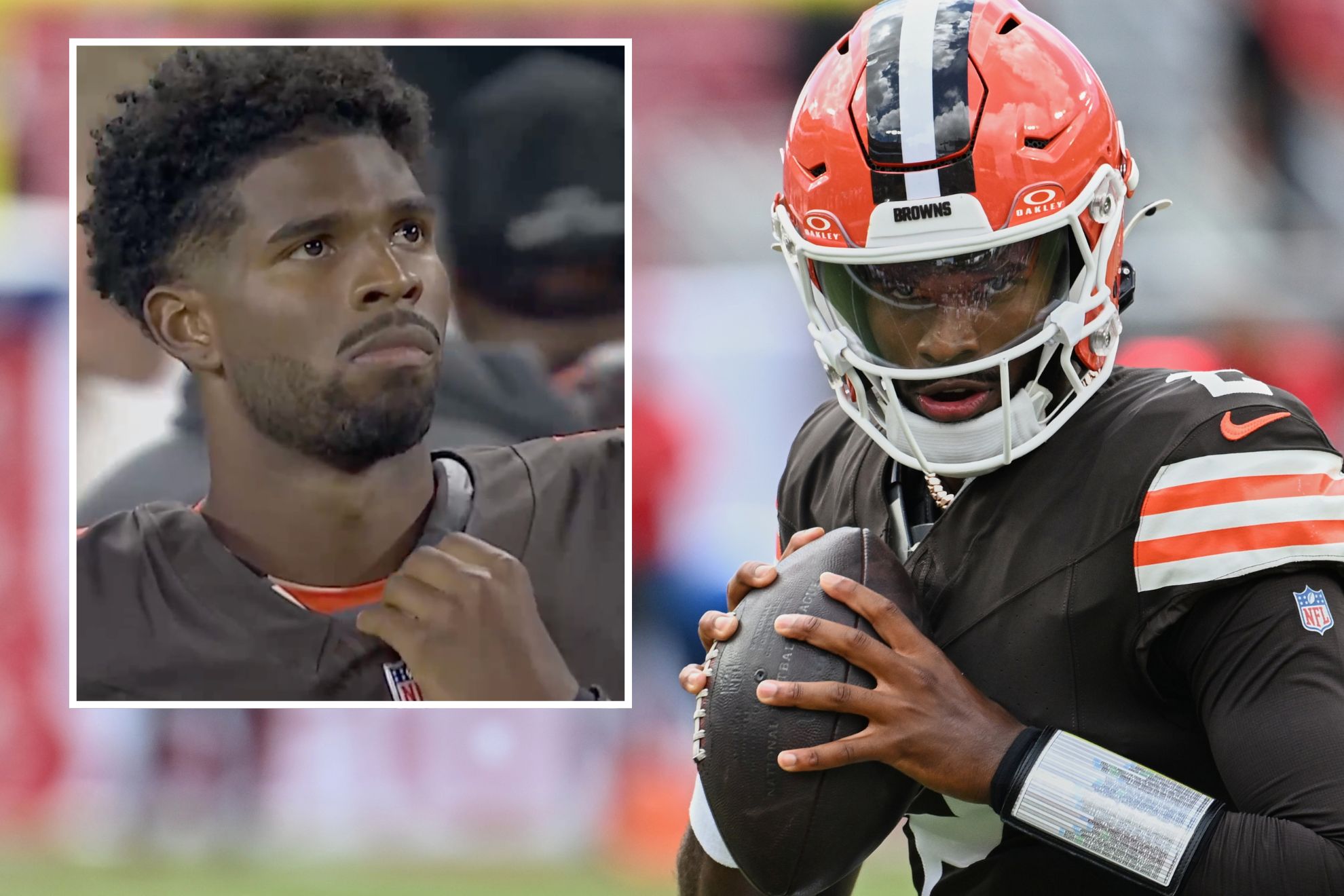 Cleveland Browns quarterback Shedeur Sanders (2)