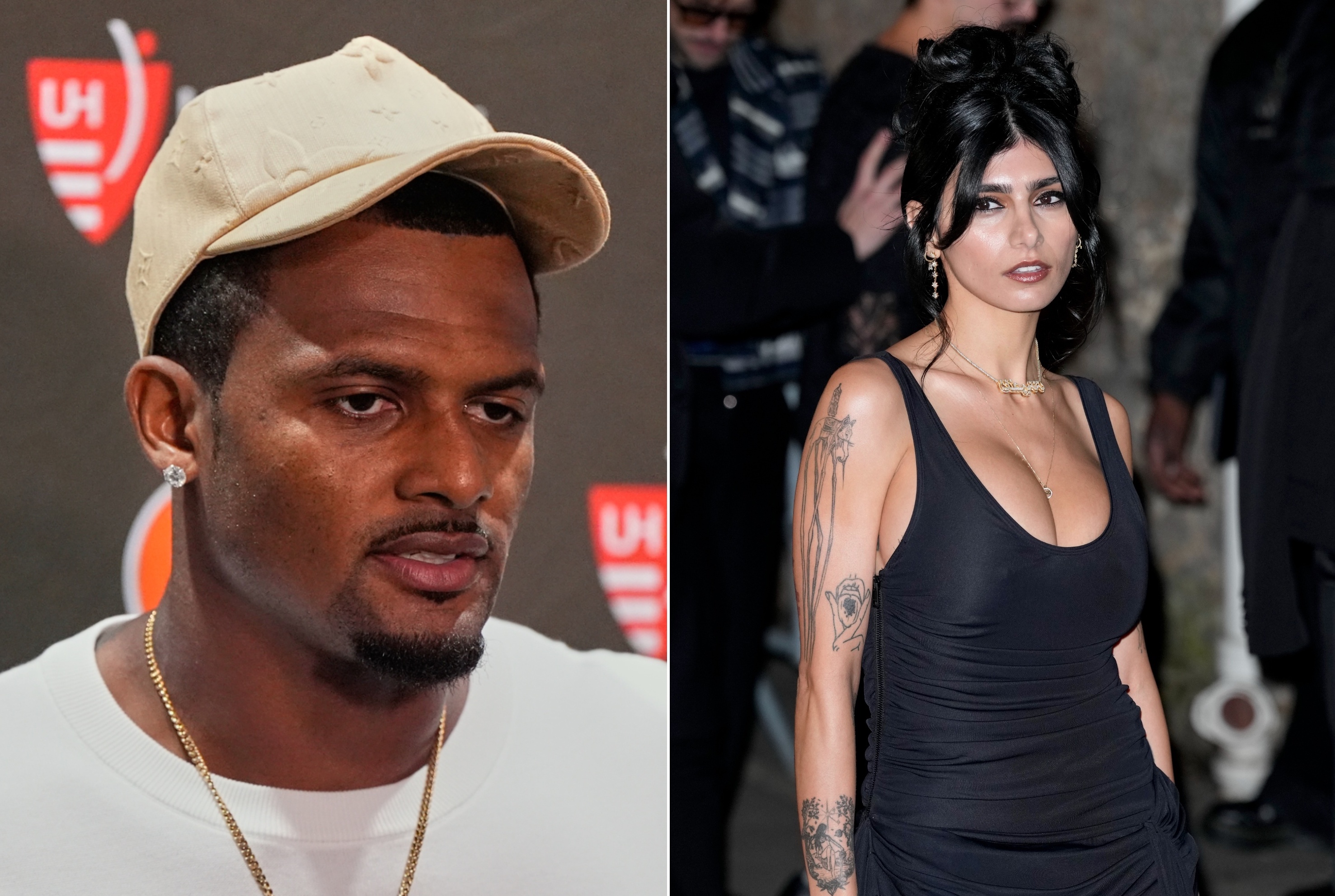 Deshuan Watson and Mia Khalifa LAPRESSE