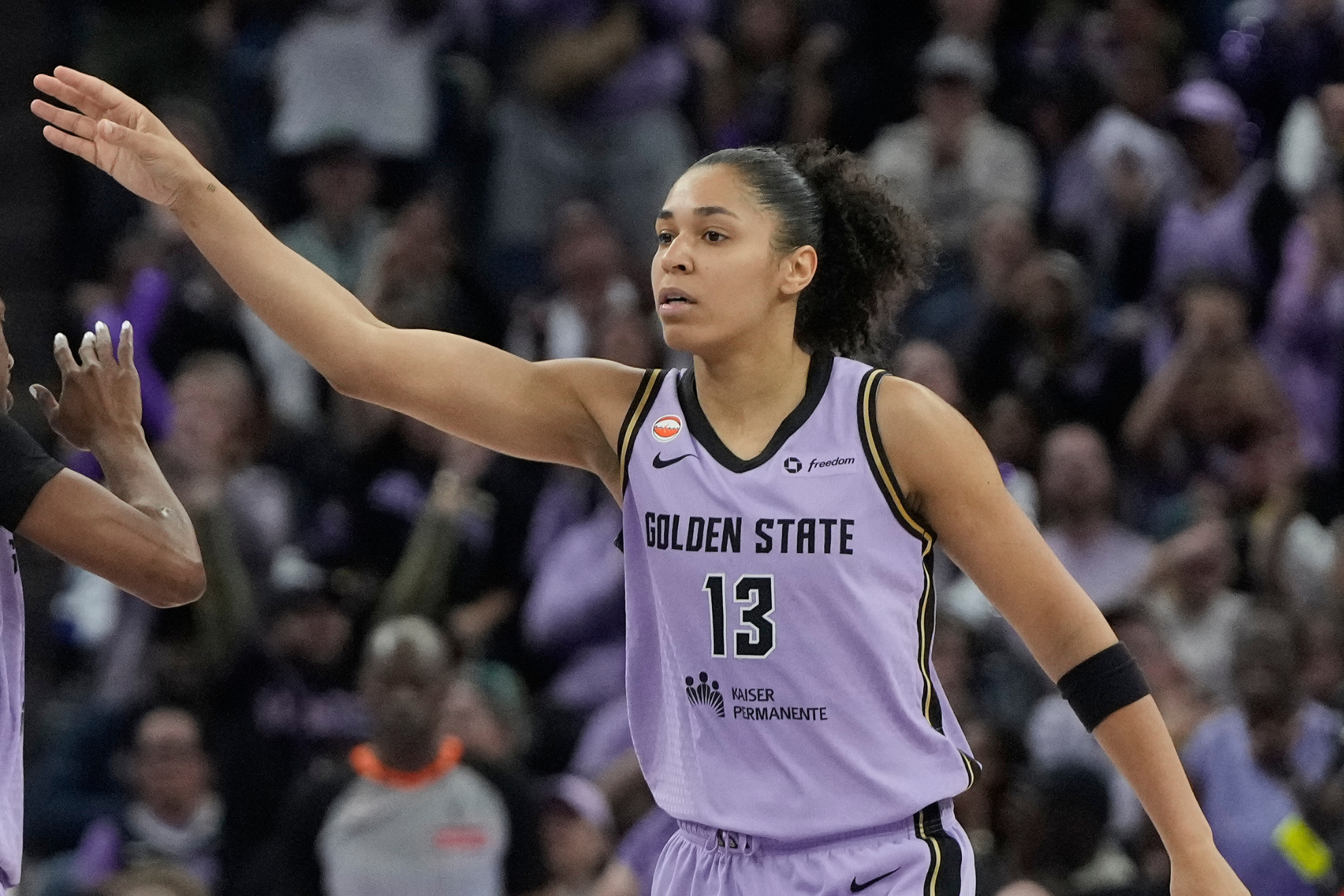 French Golden State player Janelle Salaün already has her first major individual award in the WNBA. LAPRESSE