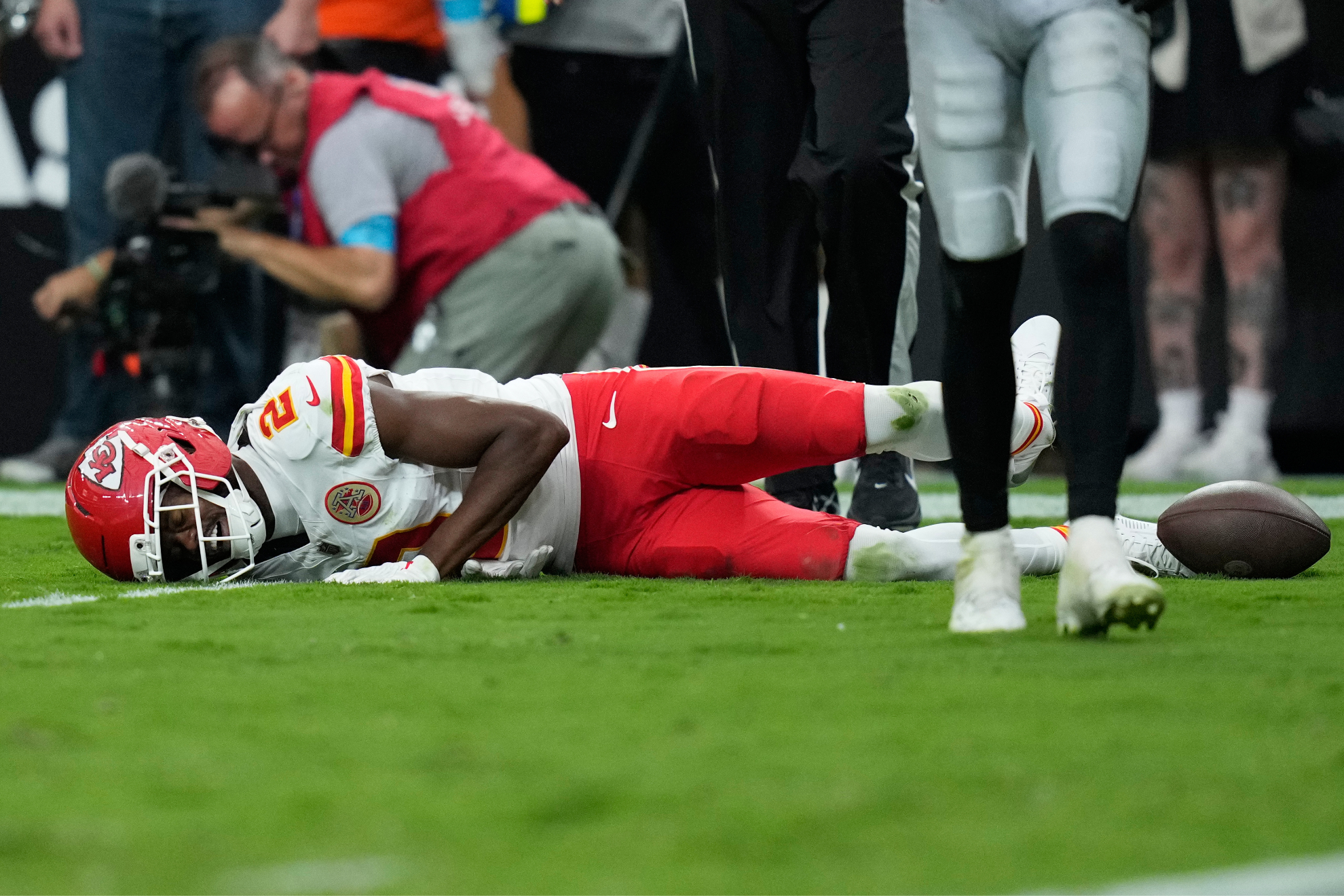 New angle shows Tyquan Thornton getting up unaware of horrific injury