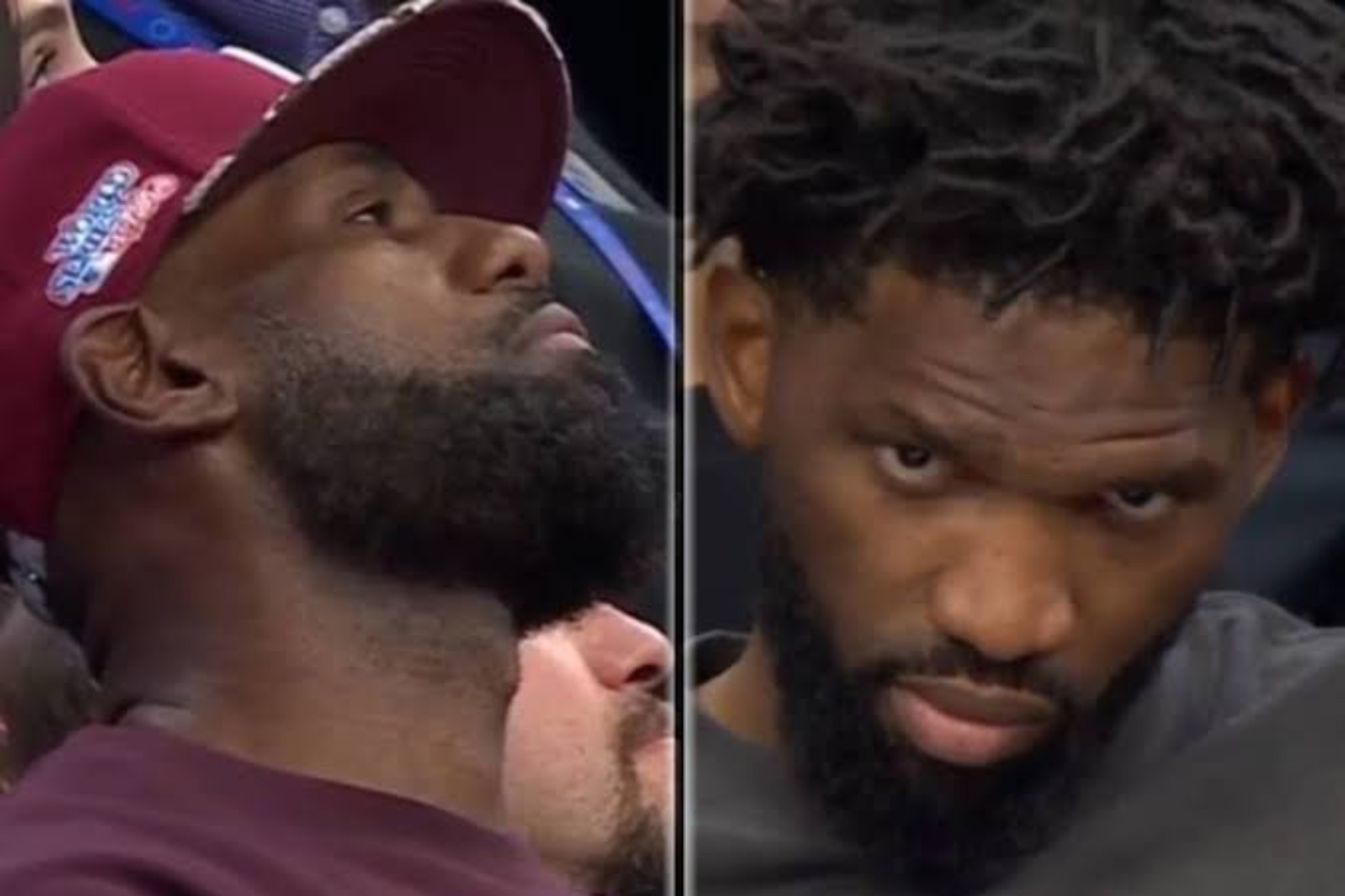 LeBron James and Joel Embiid