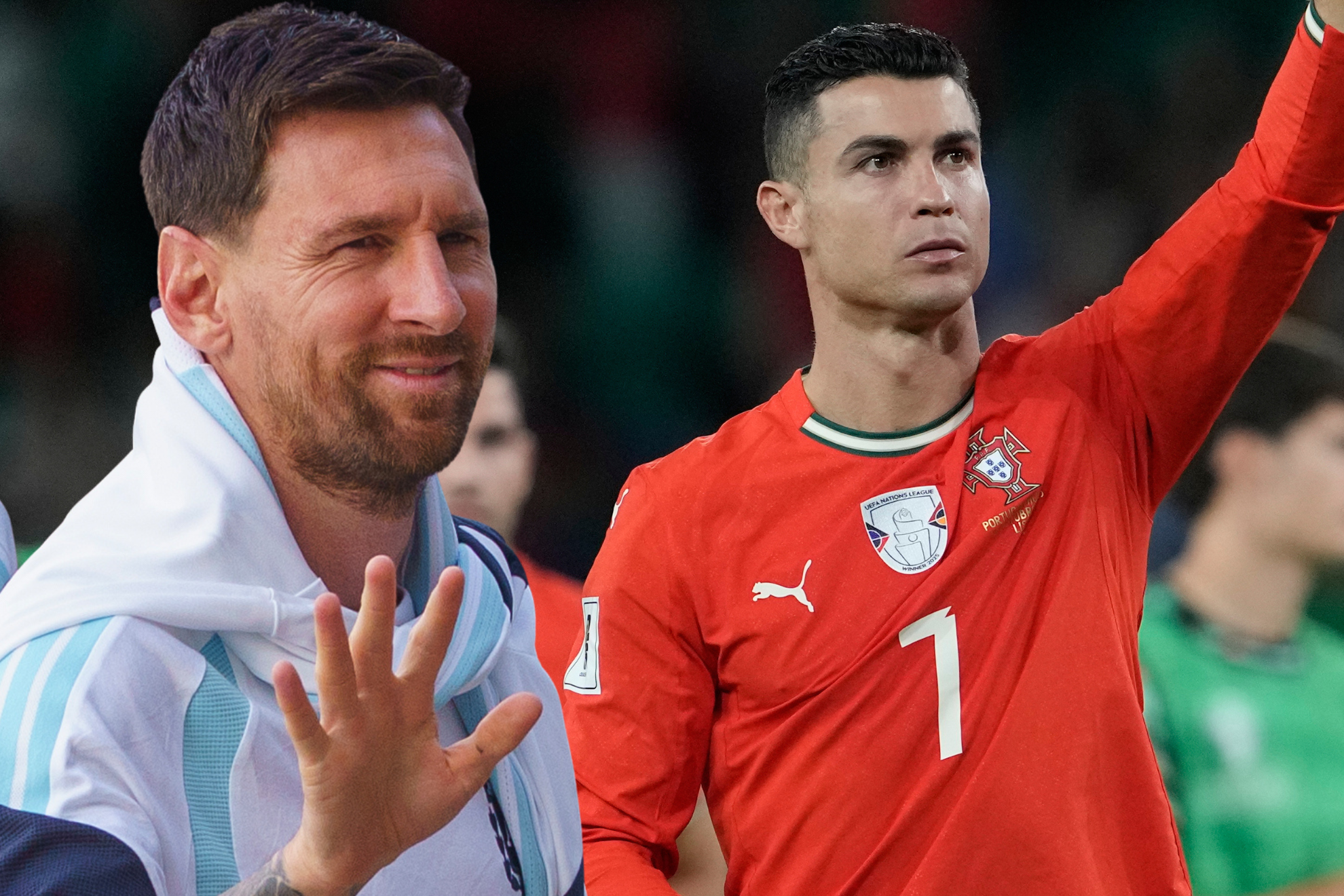 Messi and Cristiano Ronaldo. LAPRESSE