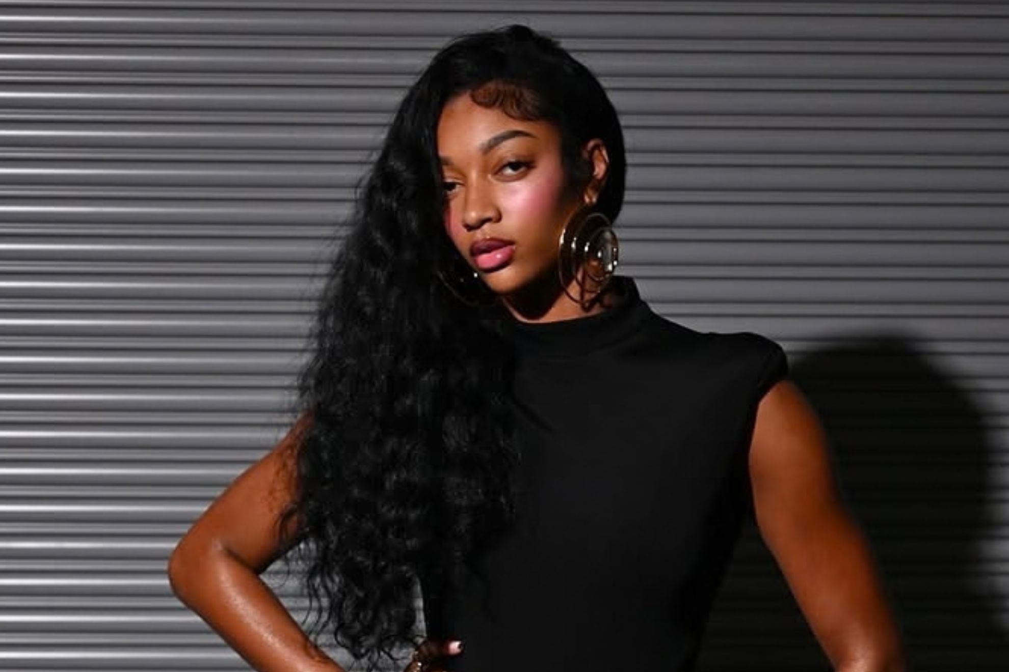 Angel Reese arrives in a dress that delivers a real wow moment