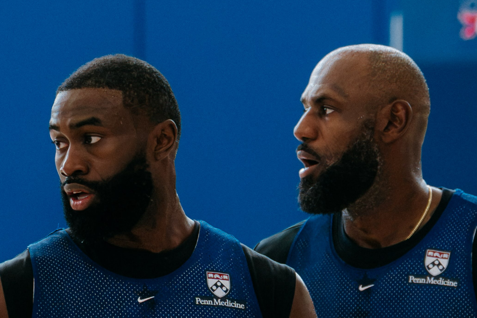 LeBron James tries to create a handshake with Jaylen Brown as fans say they have bigger issues to fix