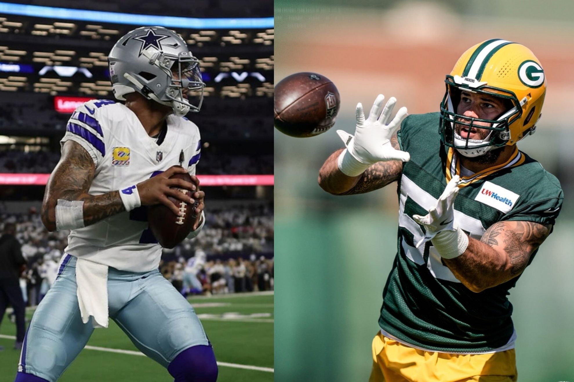 Dallas Cowboys and Green Bay Packers IG