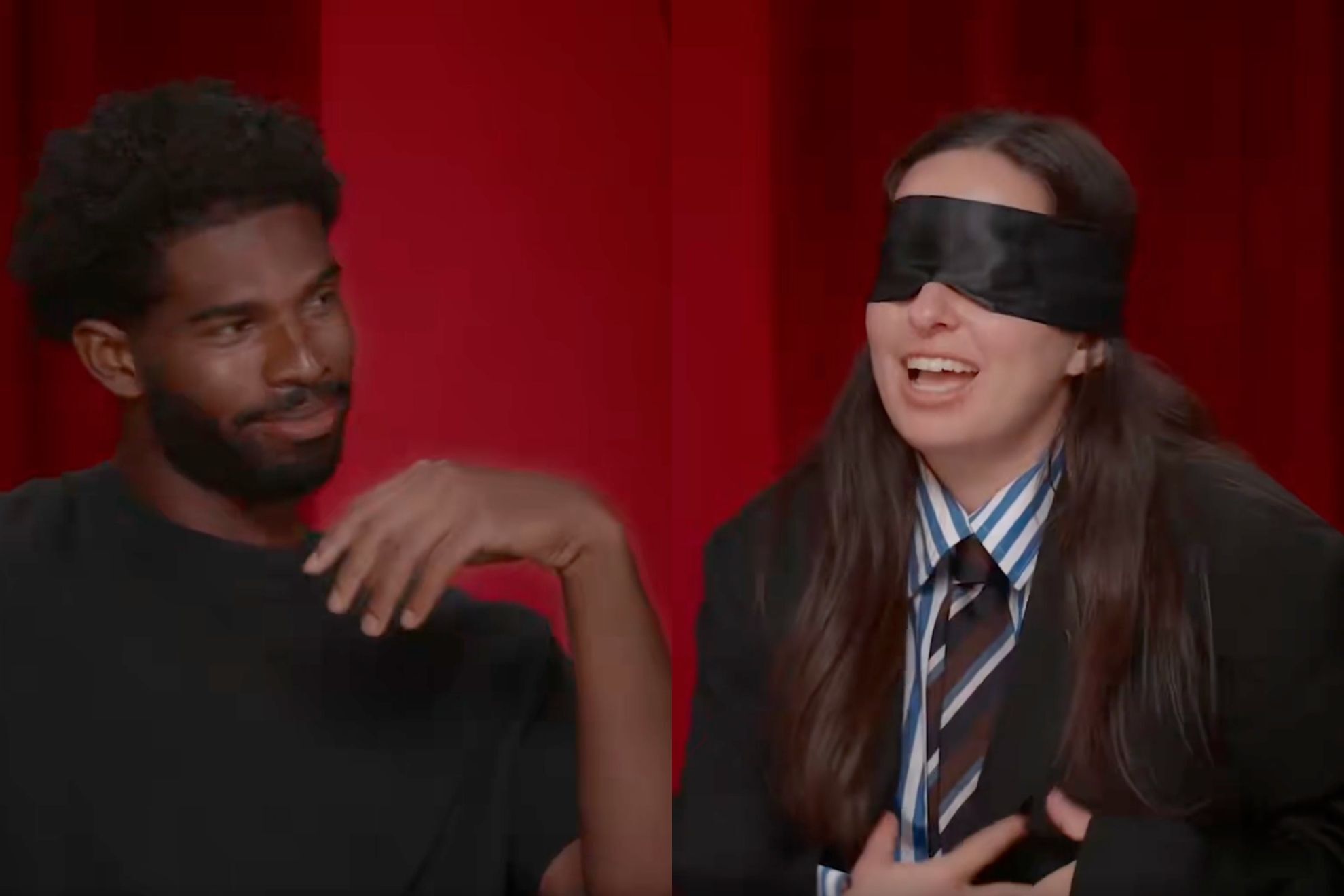 Shedeur Sanders wins over ‘blind date’ interviewer with his charm X