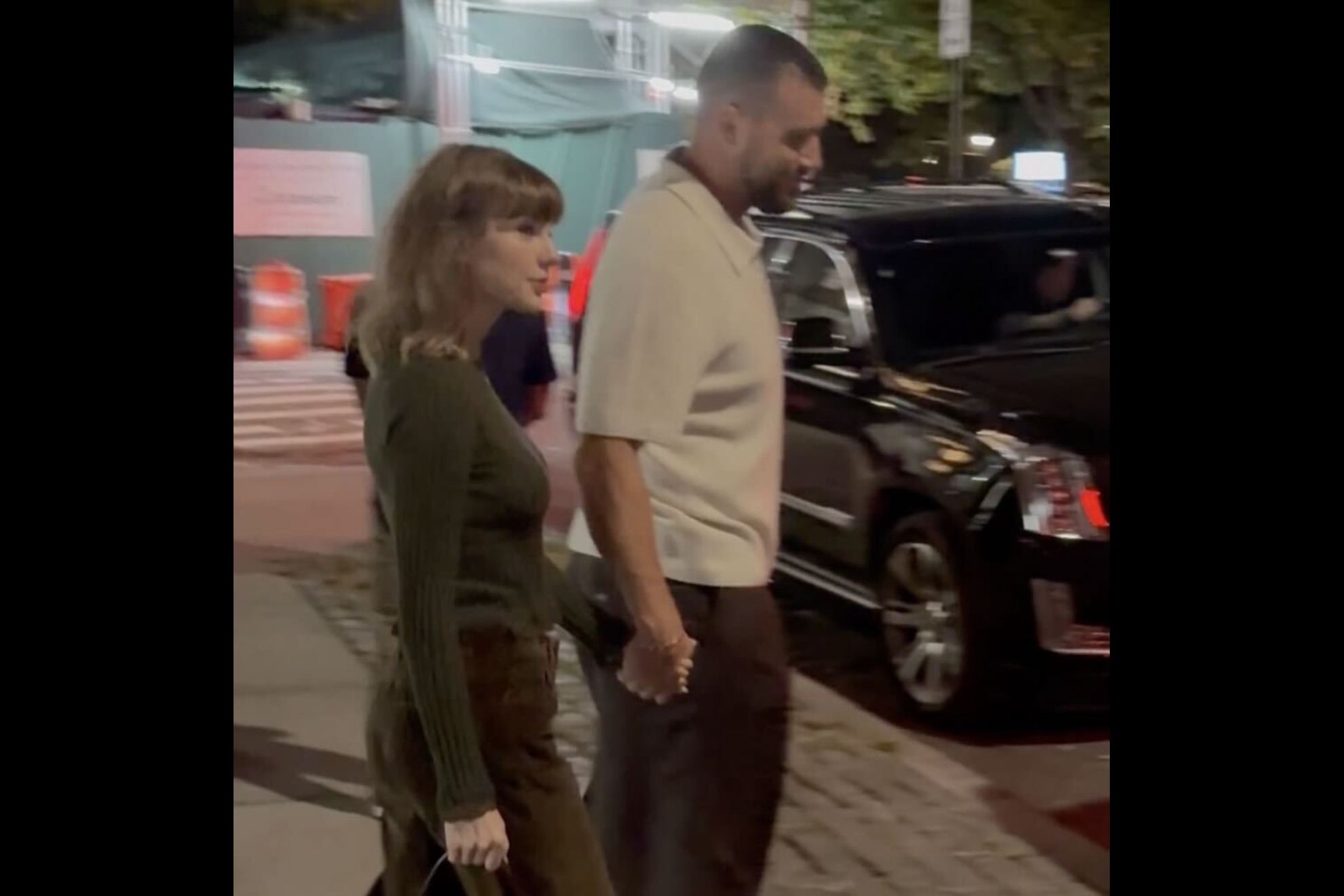 Taylor Swift and Travis Kelce in New York City Instagram