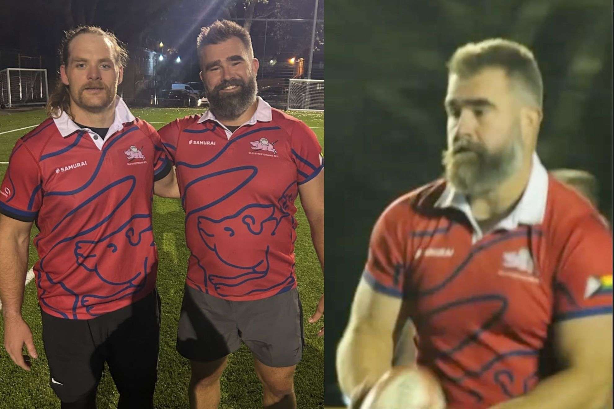 Jason Kelce gets a brutal rugby welcome in London, then fights back like a legend Instagram