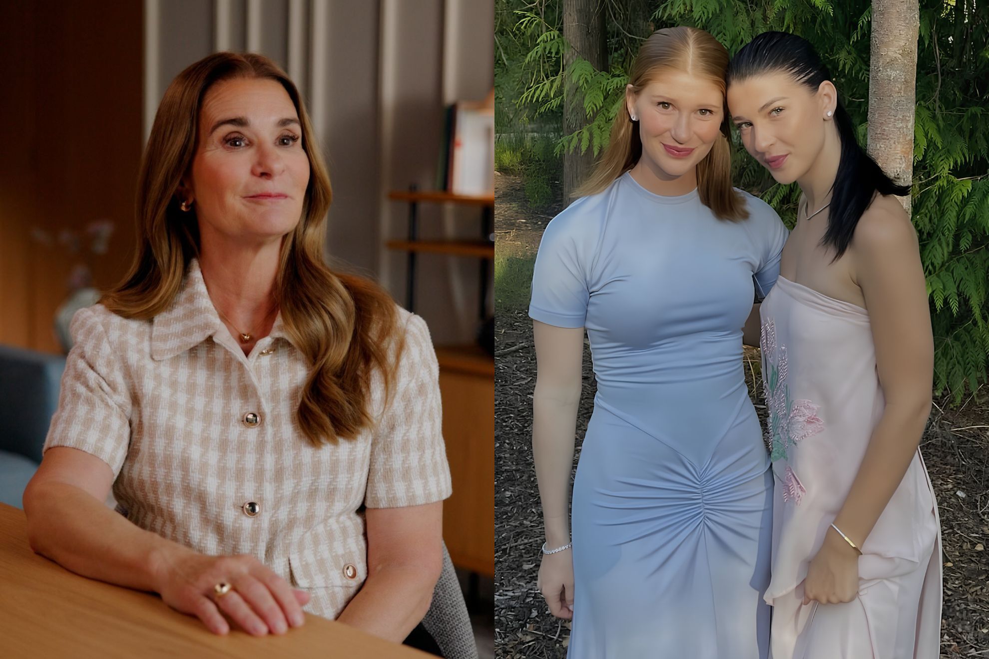Melinda French Gates and her daughters