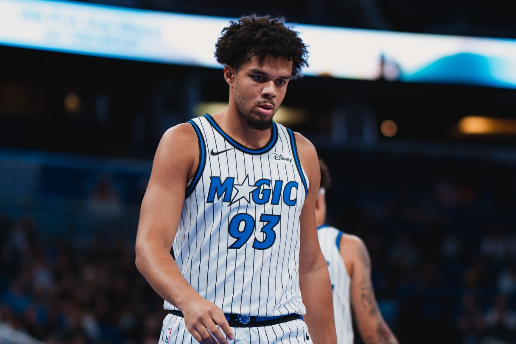 Noah Penda of the Orlando Magic during a game. IG / Orlando Magic