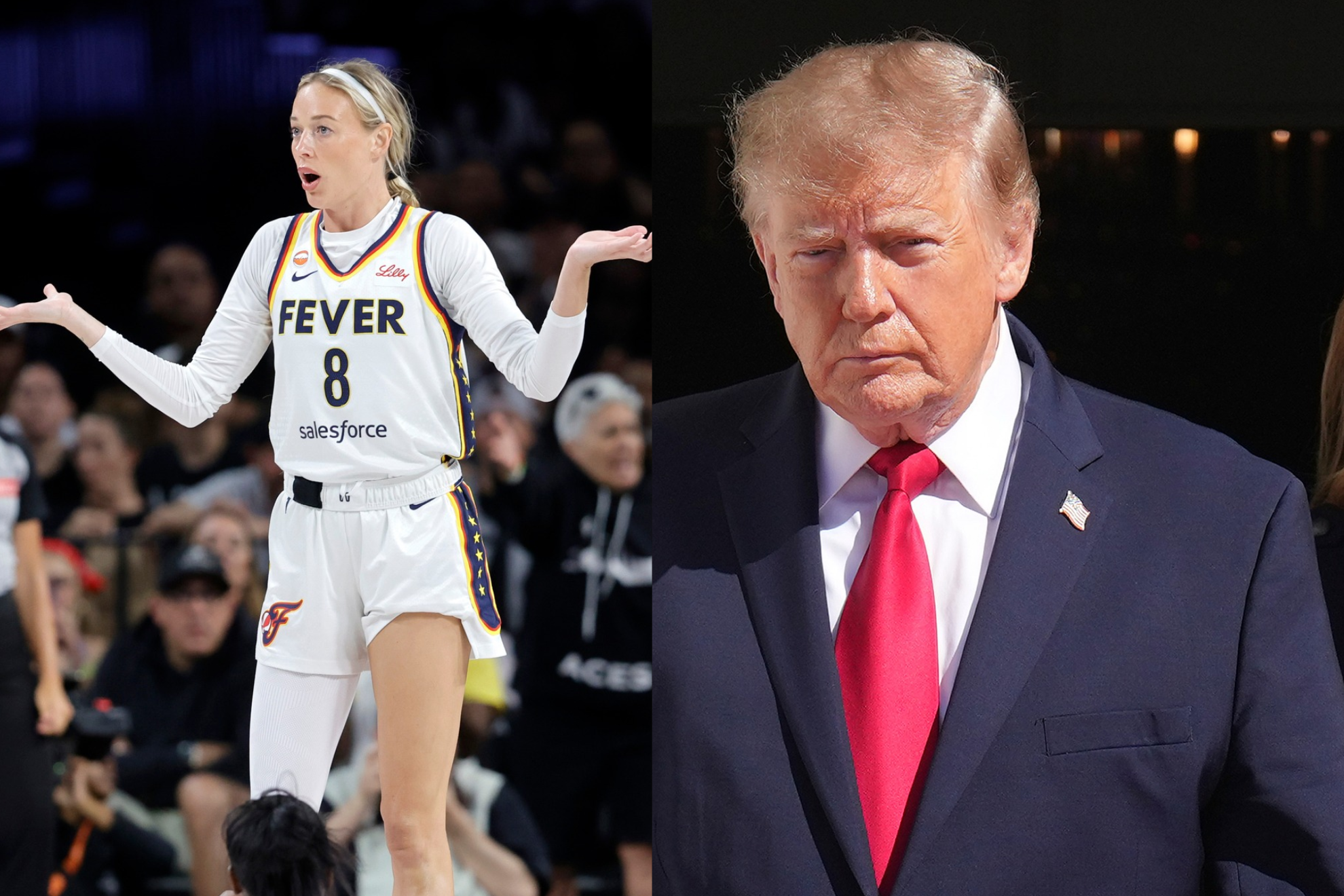 The president introduced her in Montana as a supporter of his movement, although the player has described herself as “right in the middle” and has never publicly confirmed that political endorsement. LAPRESSE