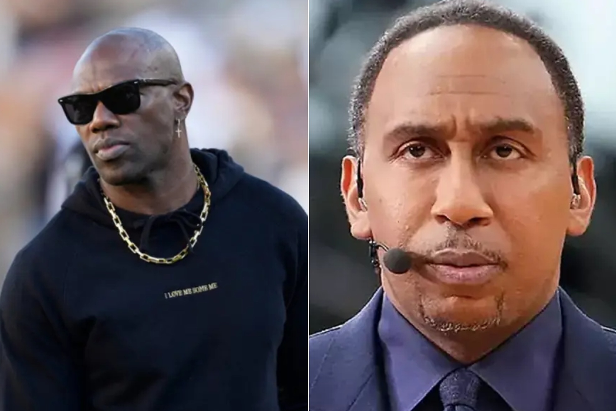 Terrell Owens and Stephen A. Smith