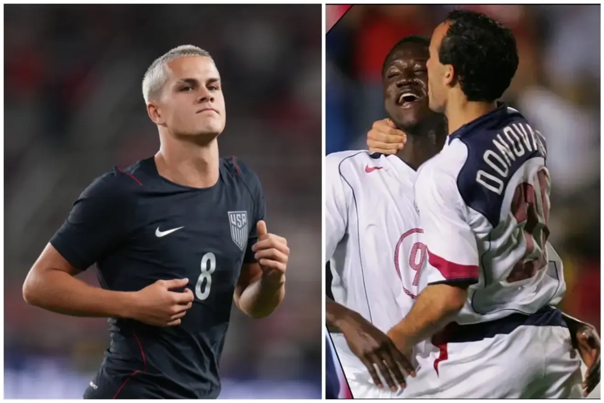 Cavan Sullivan and Landon Donovan Jeff Roberson