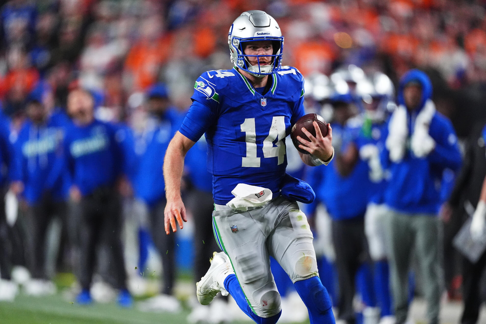 Seattle Seahawks quarterback Sam Darnold LAPRESSE