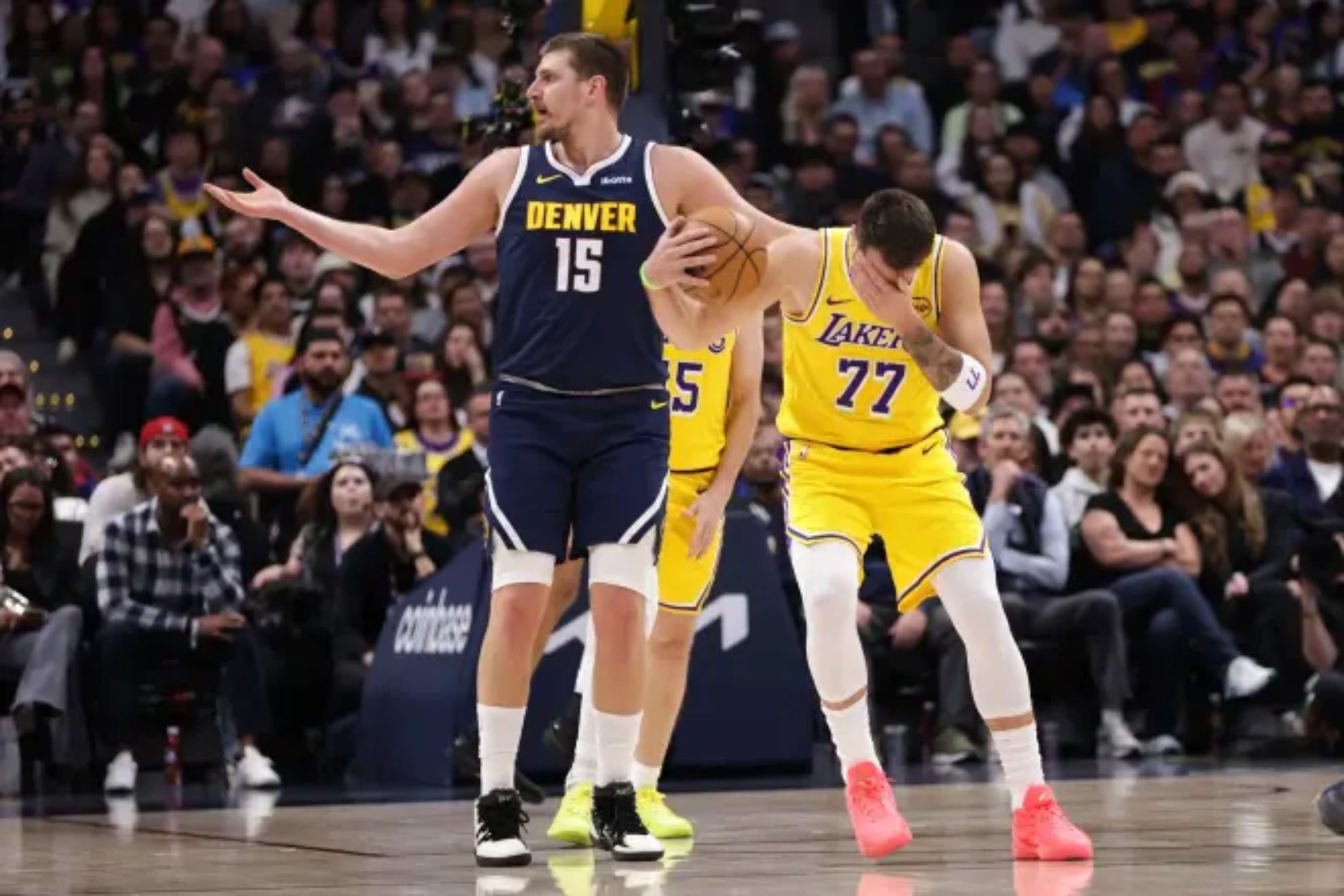 Nikola Jokic and Luka Doncic Getty Images