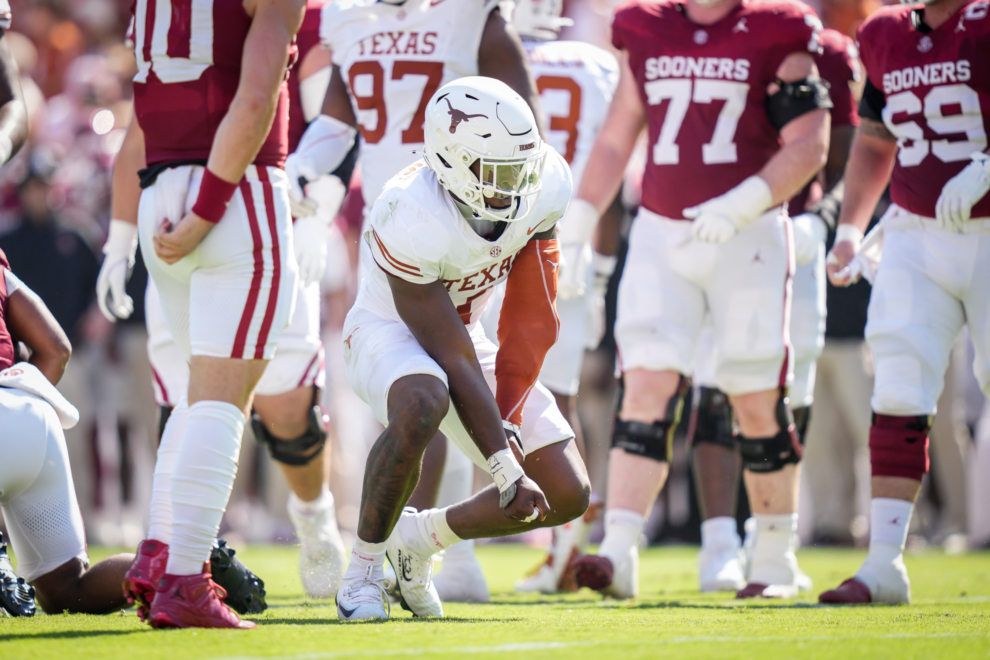 Texas defensive end Colin Simmons LAPRESSE