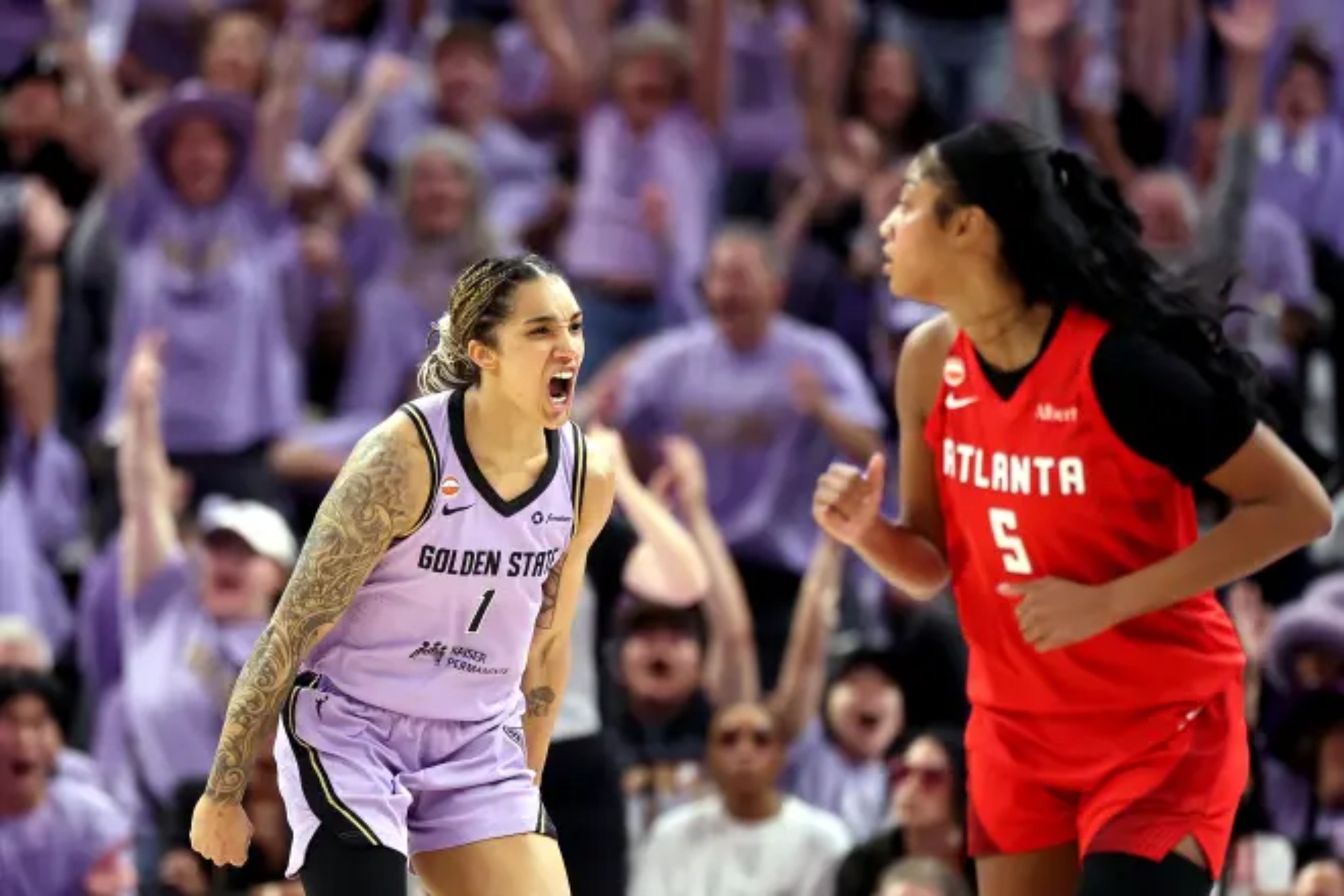 Gabby Williams and Angel Rees / LAPRESSE